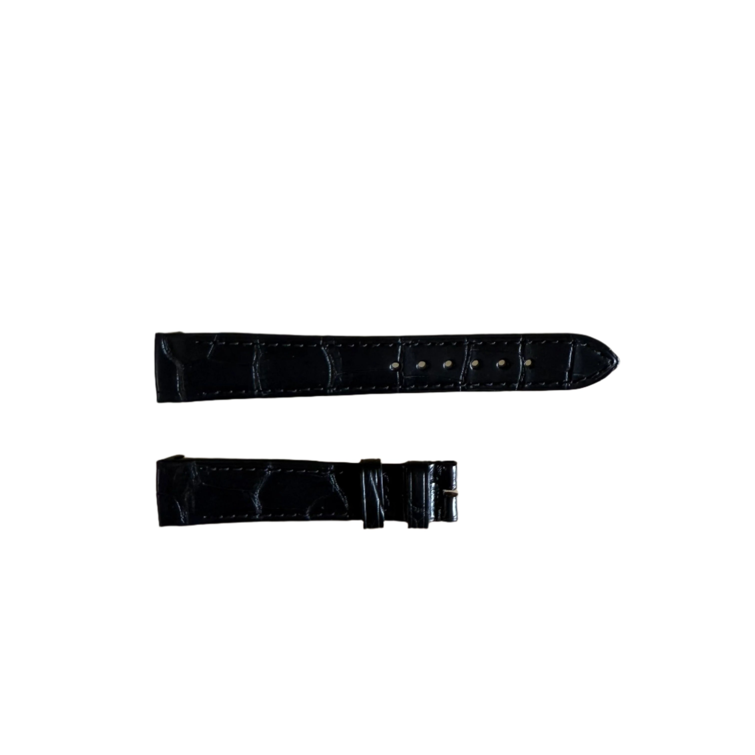 Authentic Girard Perregaux Black Crocodile Watch Strap Band 16mm