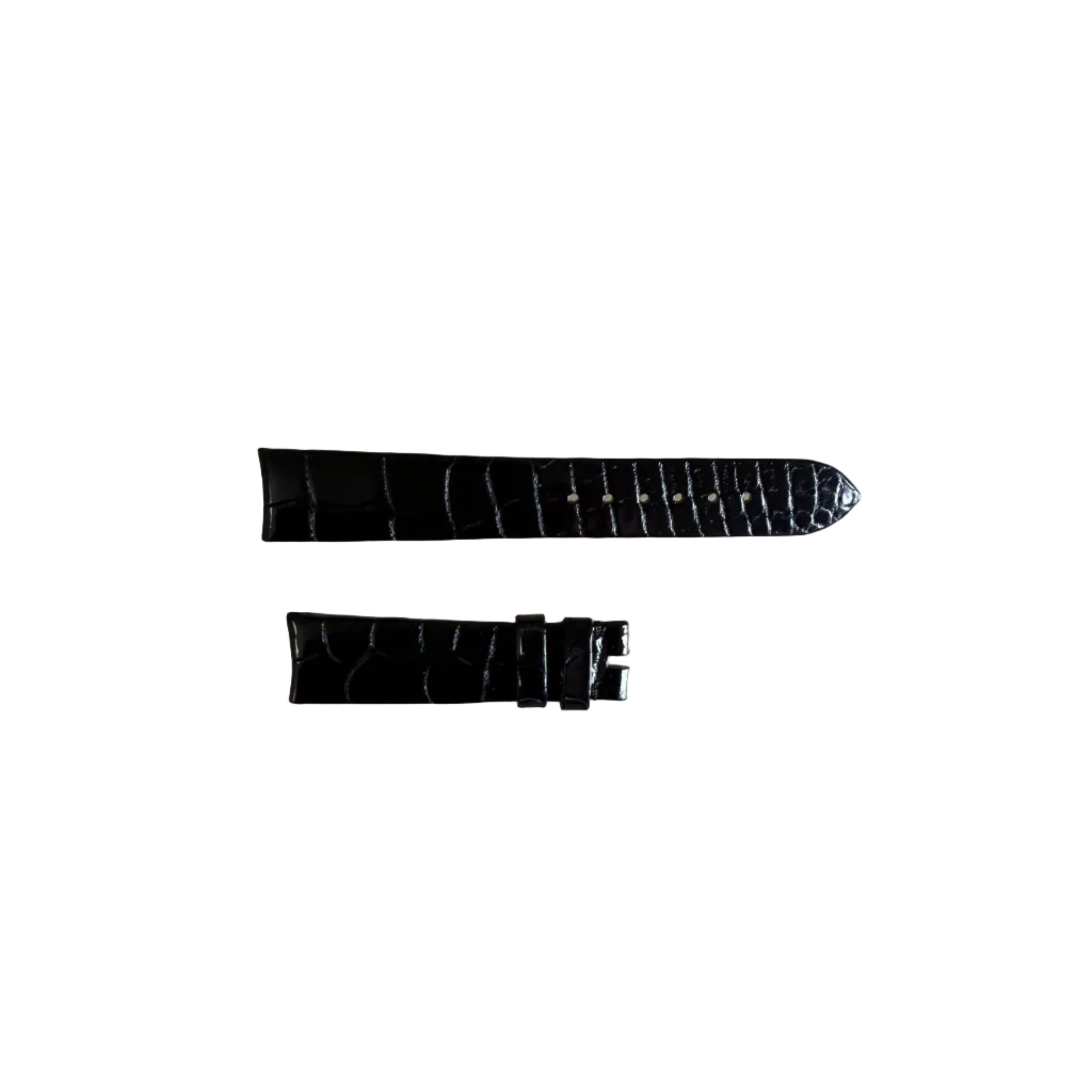 Authentic Girard Perregaux Black Crocodile Watch Strap Band 16mm