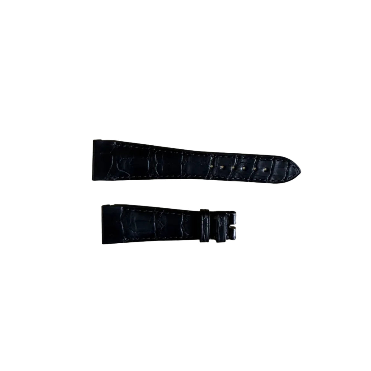 Authentic Girard Perregaux Black Crocodile Watch Strap Band 20mm