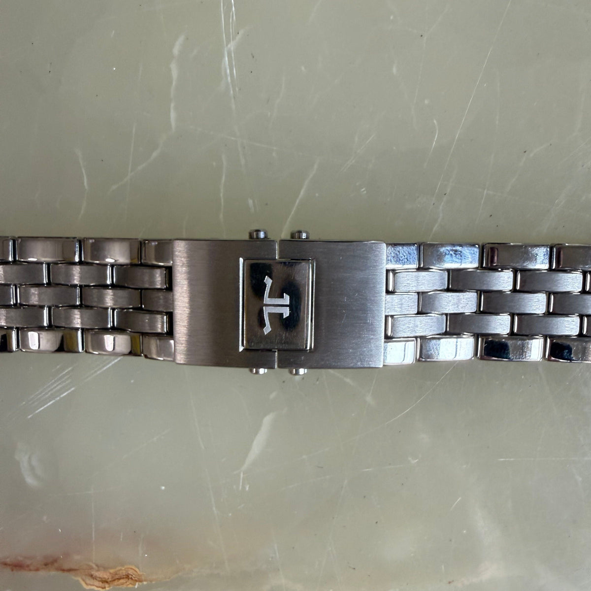 Authentic Jaeger LeCoultre Beads Of Rice Steel Watch Bracelet 20mm JLC0700992
