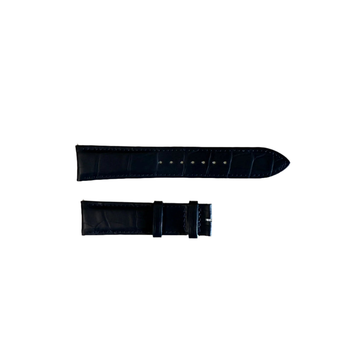 Authentic Jaeger LeCoultre Blue Alligator Watch Strap Band 20mm