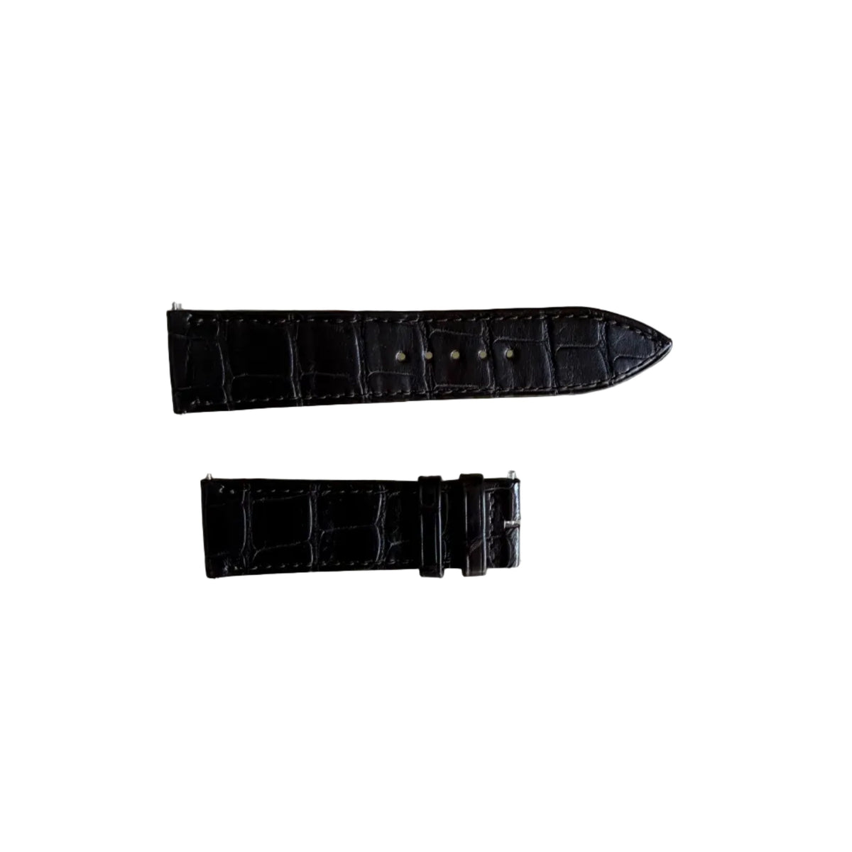 Authentic Jaeger LeCoultre Brown Alligator Watch Strap Band 22mm