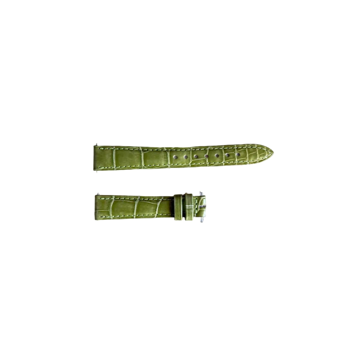 Authentic Jaeger LeCoultre Green Alligator Watch Strap Band 14.5mm