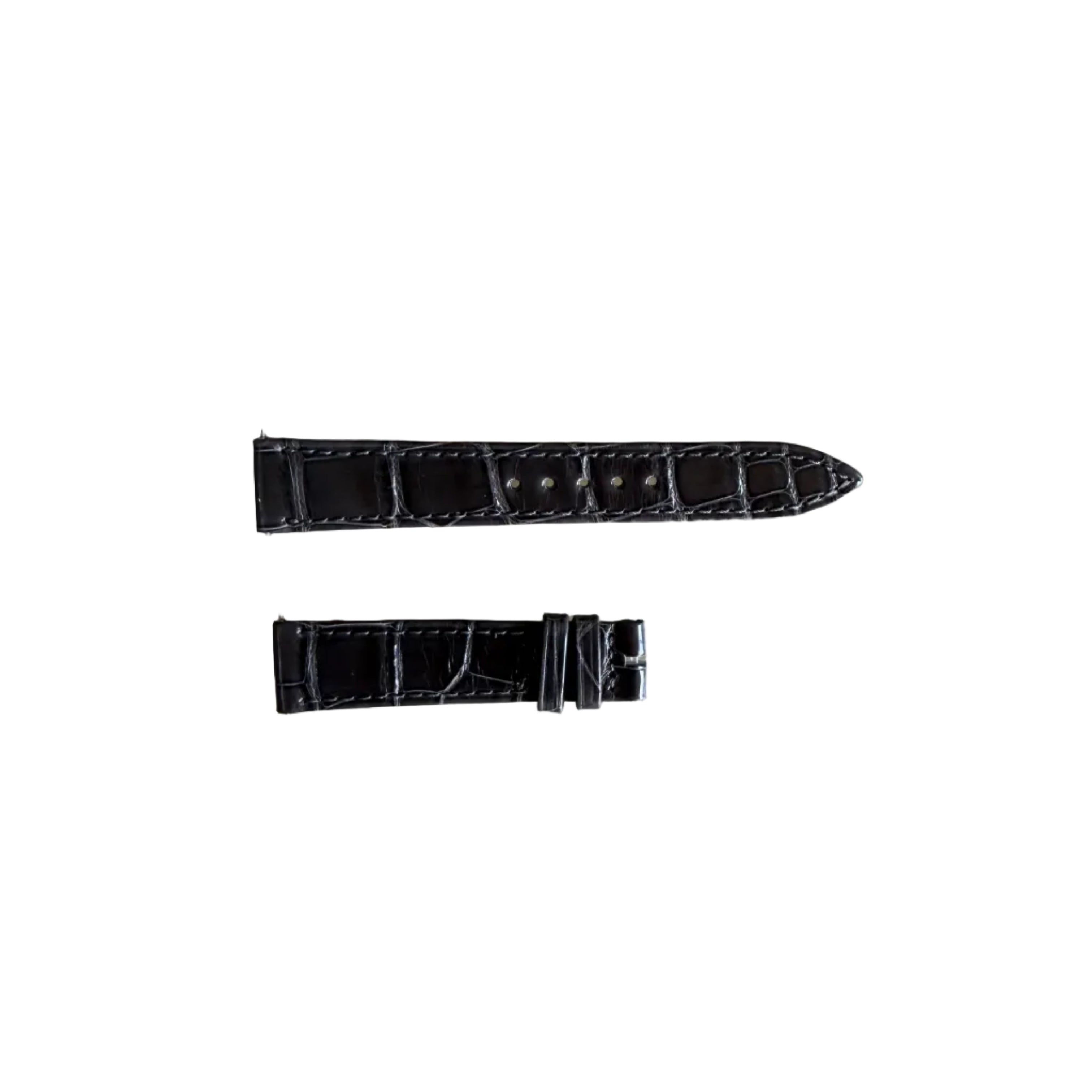 Authentic Jaeger LeCoultre Grey Alligator Watch Strap Band 16mm