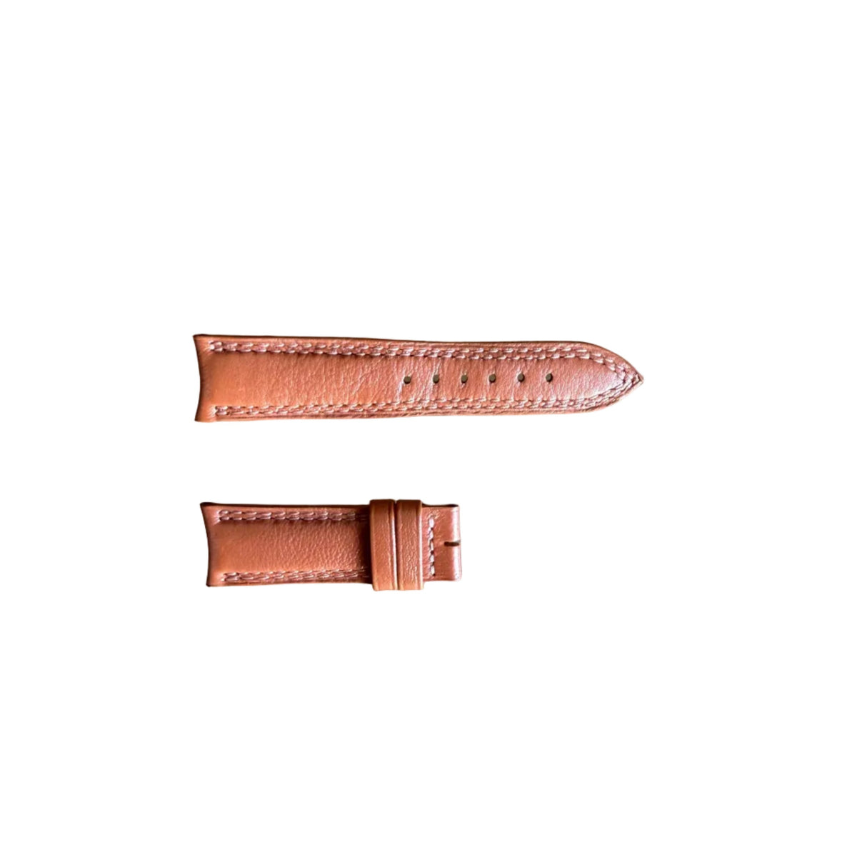 Authentic Jaeger LeCoultre Pink Leather Watch Strap Band 18.45mm