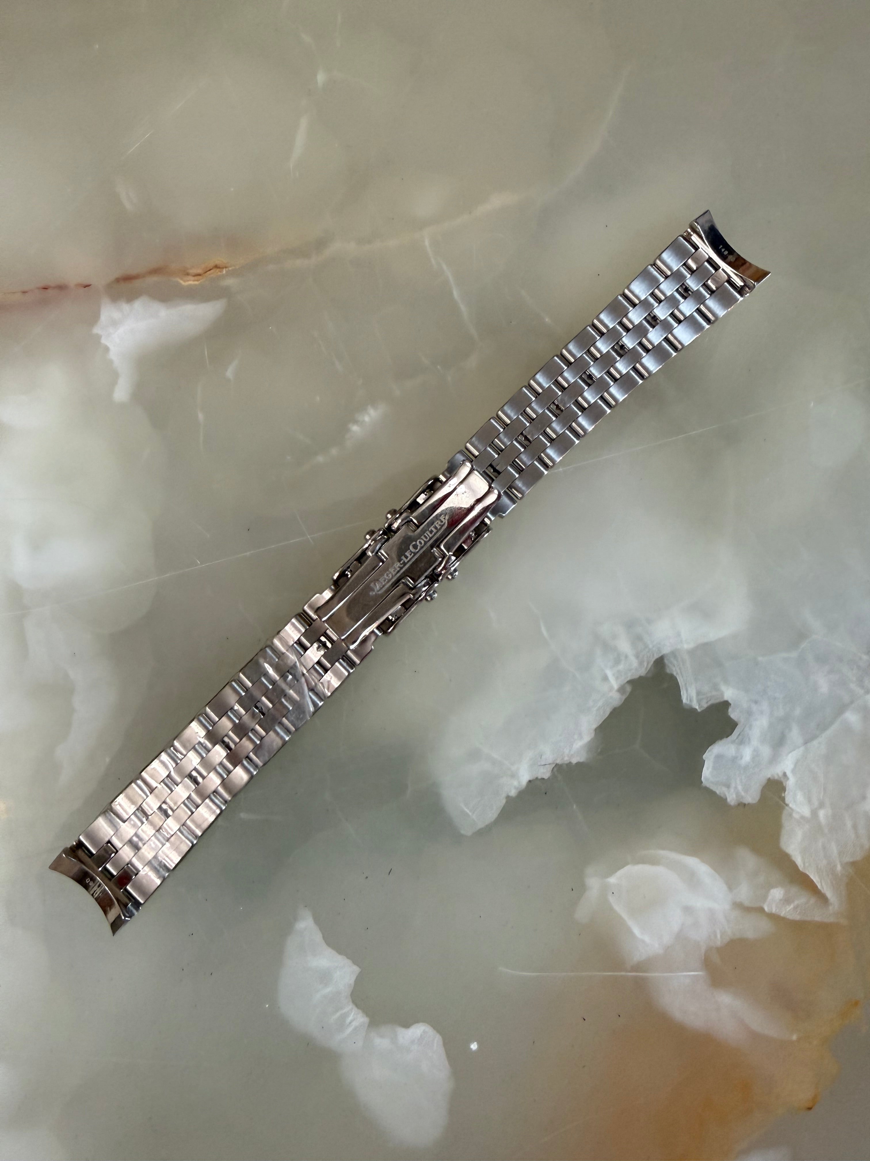 Authentic Jaeger LeCoultre Reverso Squadra Steel Watch Bracelet 18mm