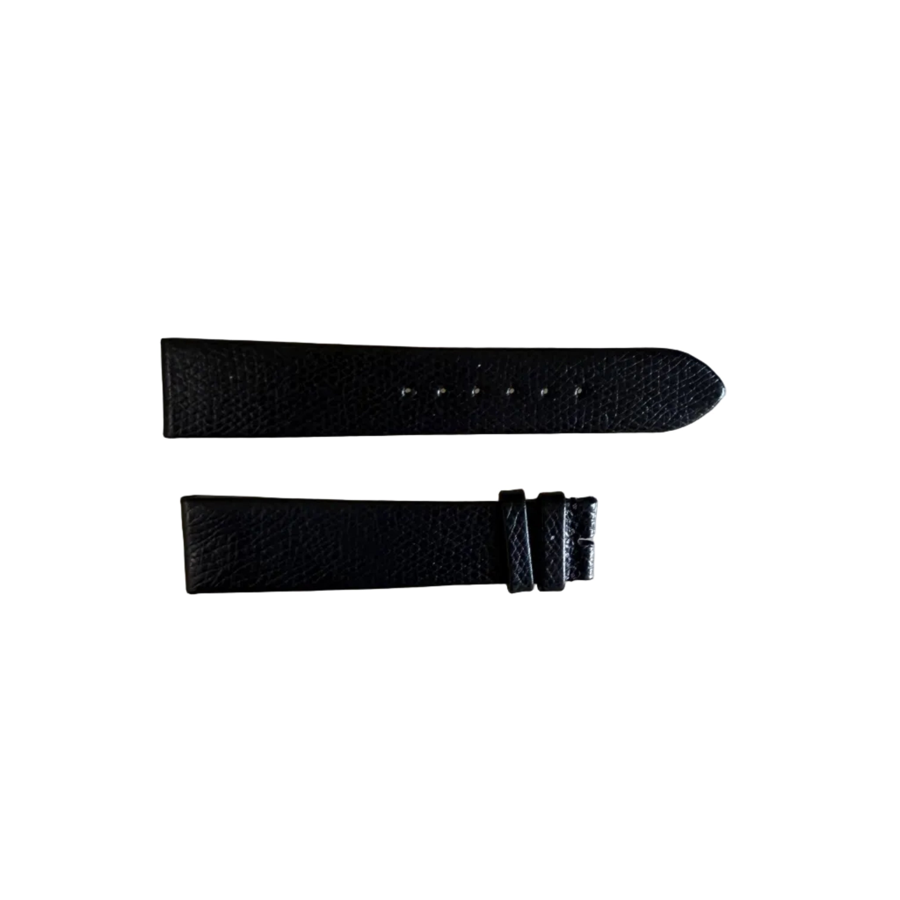 Authentic Longines Black Leather Watch Band Strap 20mm