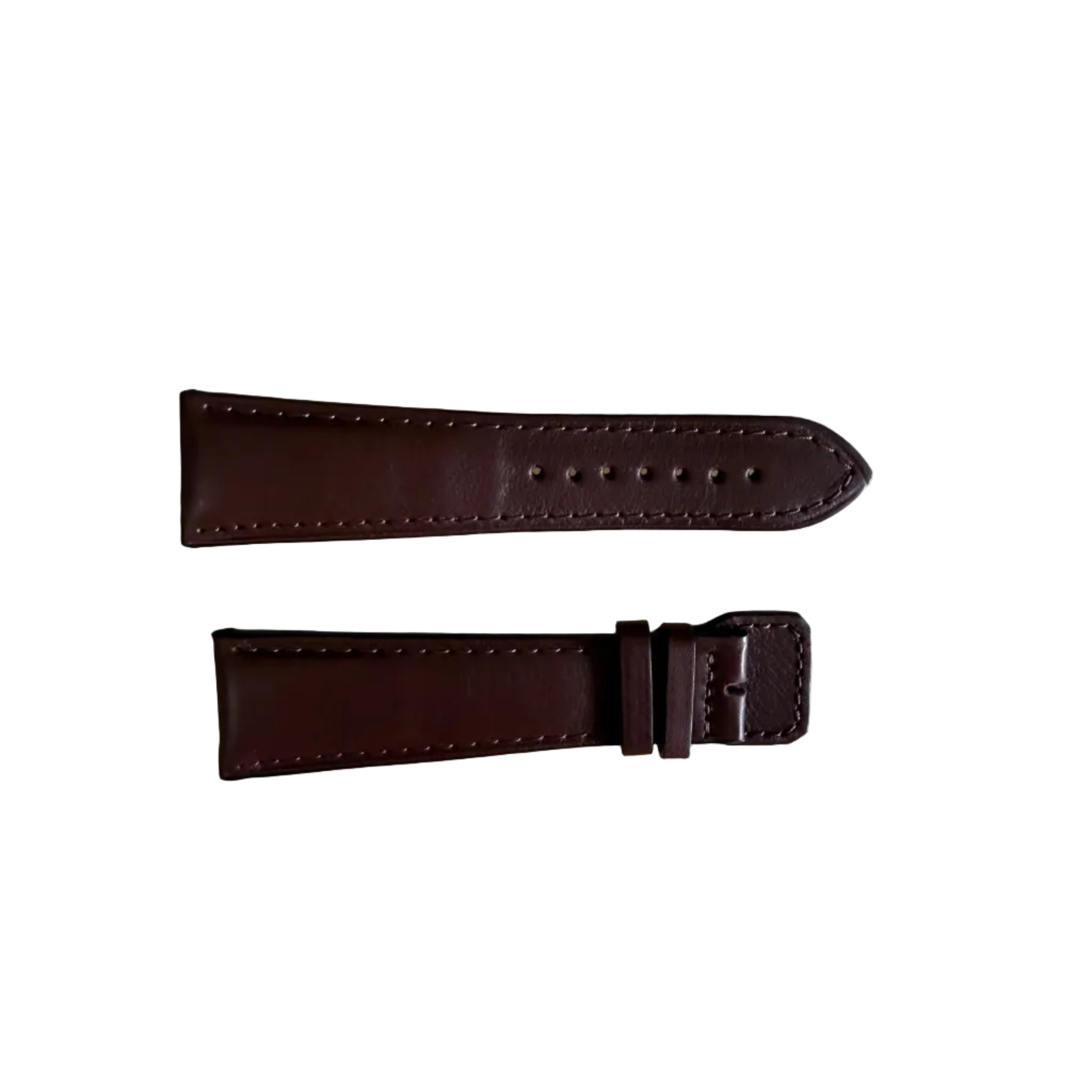 Authentic Longines Brown Leather Watch Band Strap 25mm