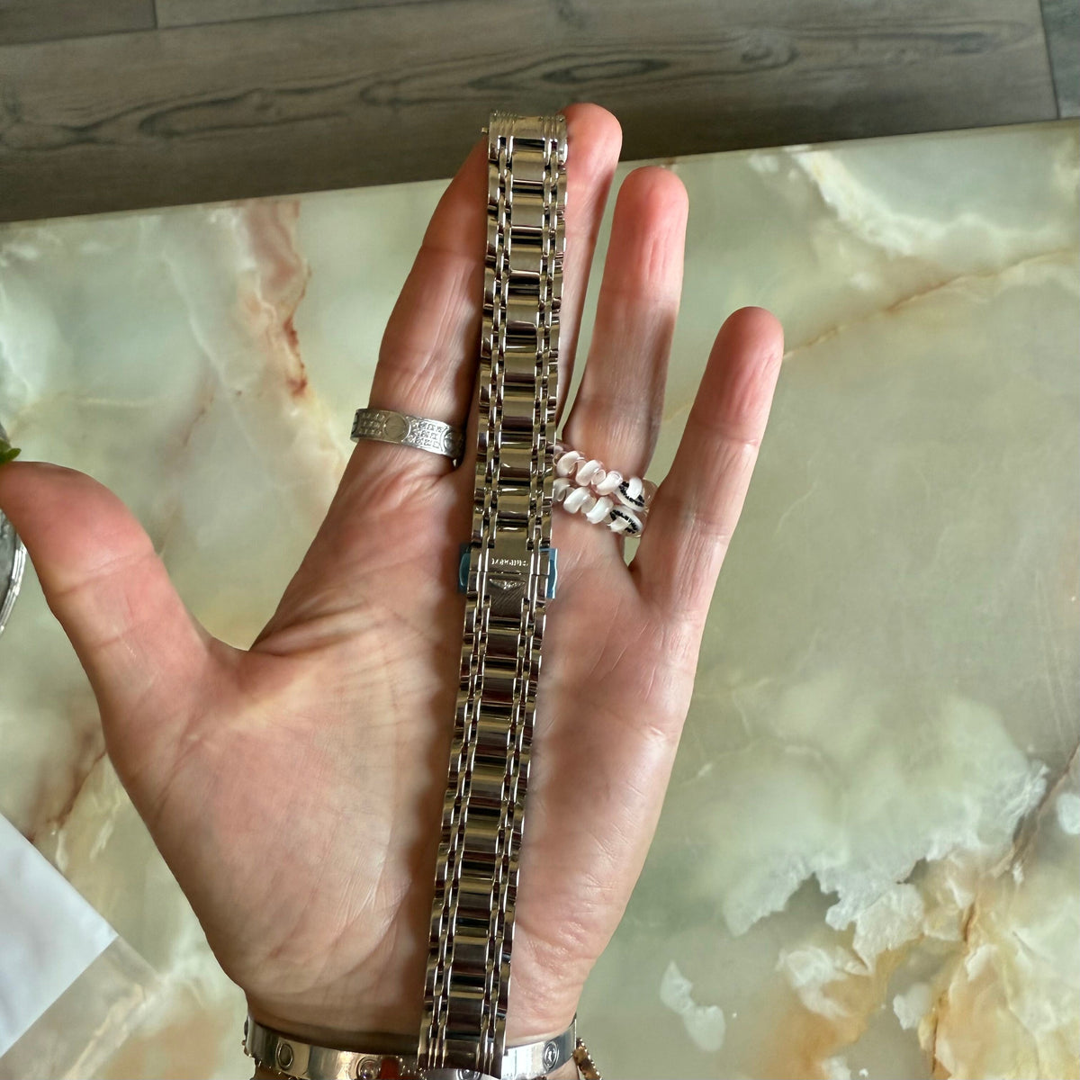 Authentic Longines Stainless Steel Watch Bracelet 15mm L600136978
