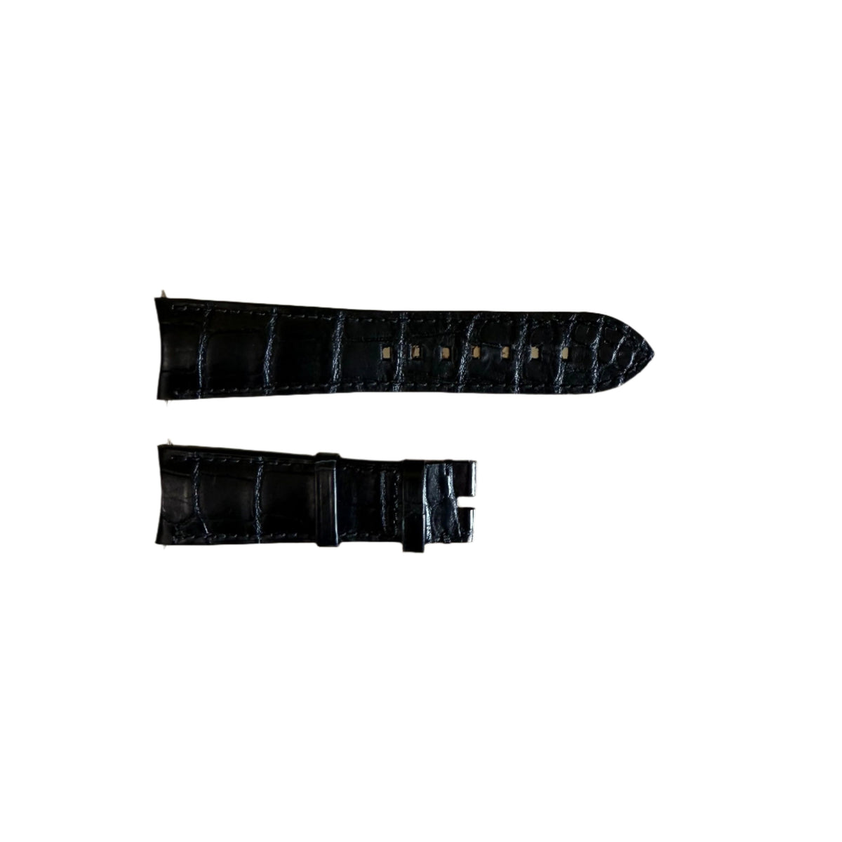 Authentic MB&F Black Alligator Watch Strap Band 24mm