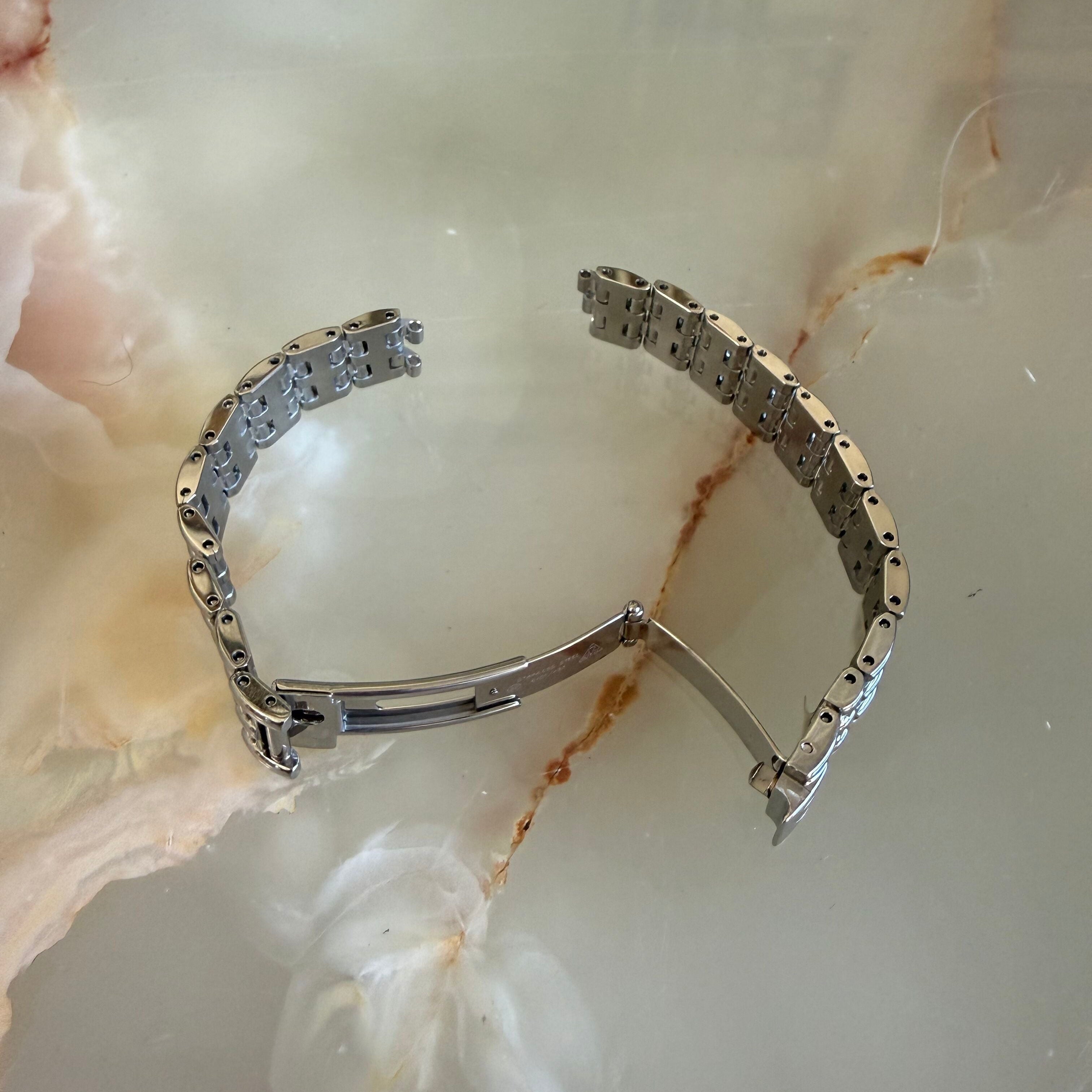 Authentic Omega Ladie's Steel Watch Bracelet 6101/433 12mm