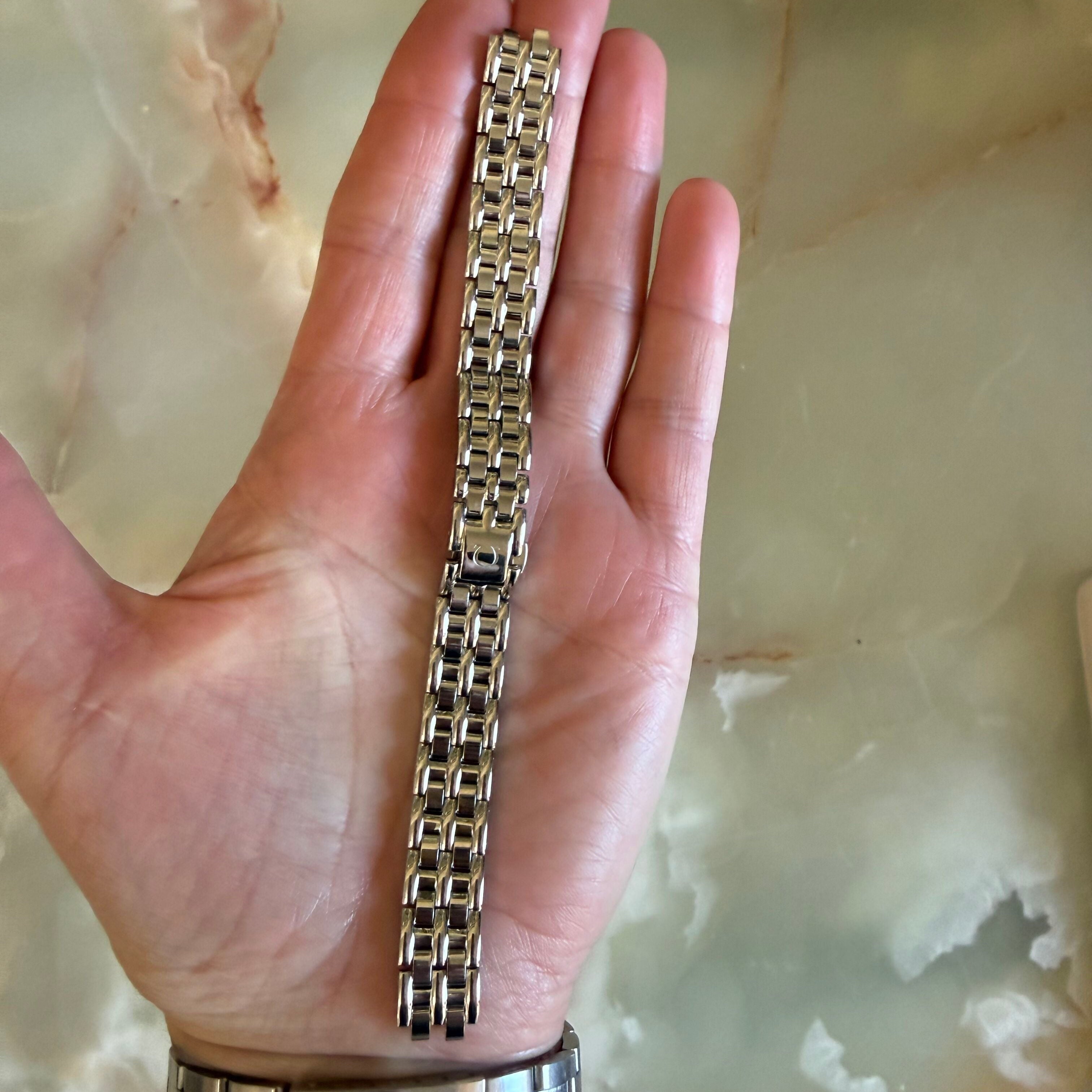 Authentic Omega Ladie's Steel Watch Bracelet 6101/433 12mm