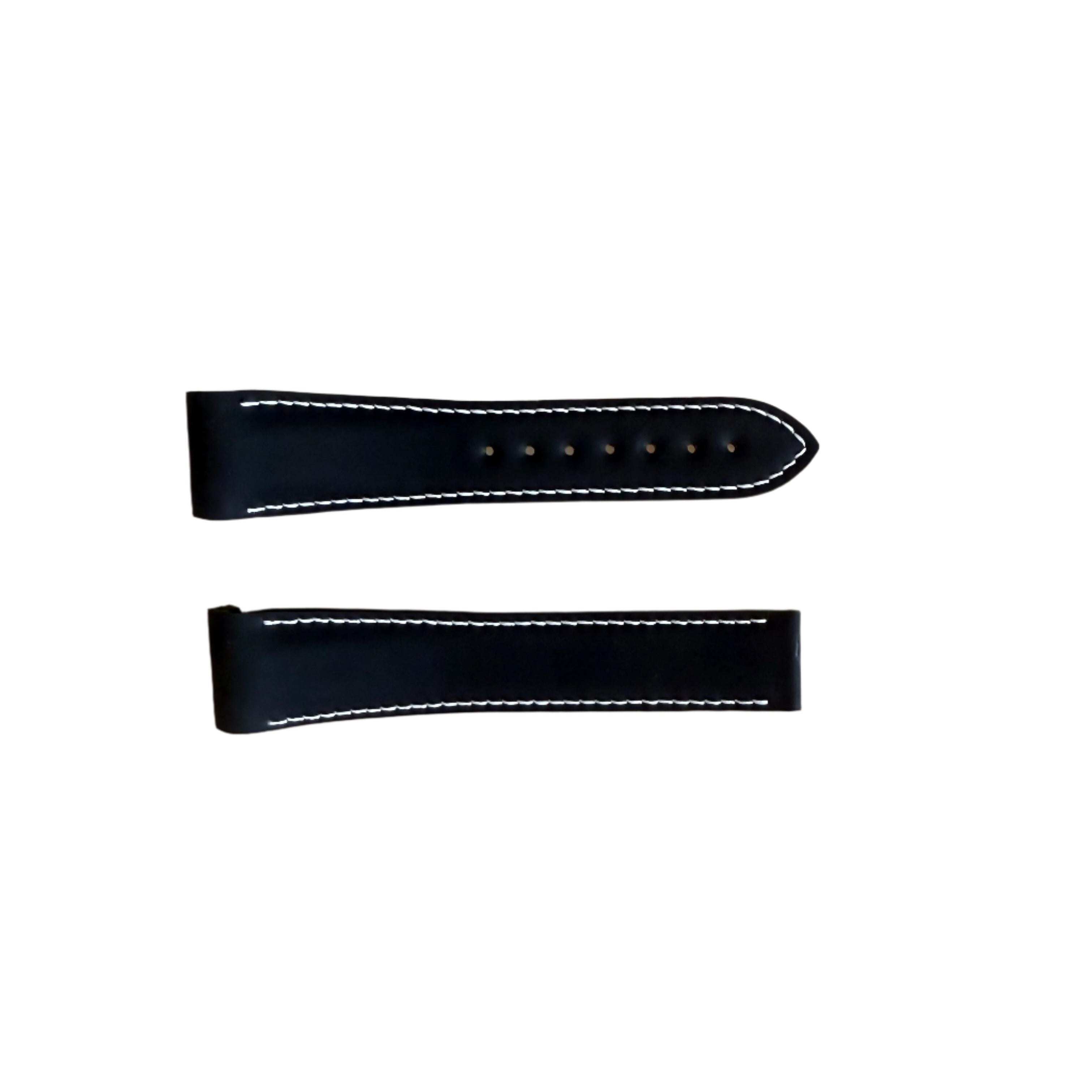 Authentic Omega Seamaster Planet Ocean Black Rubber Watch Strap Band 22mm