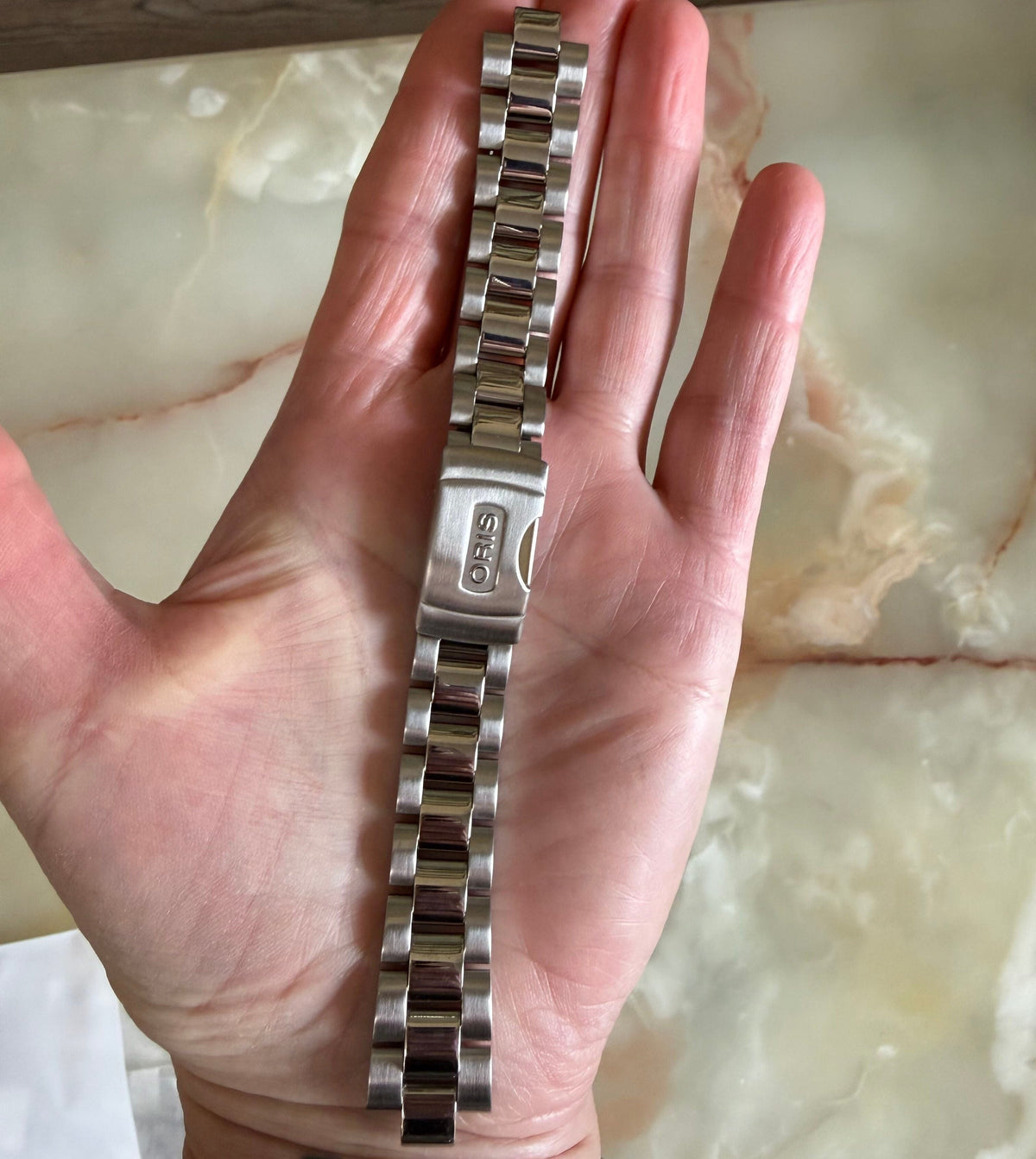 Authentic Oris Steel Watch Bracelet 16.5mm ORILK015