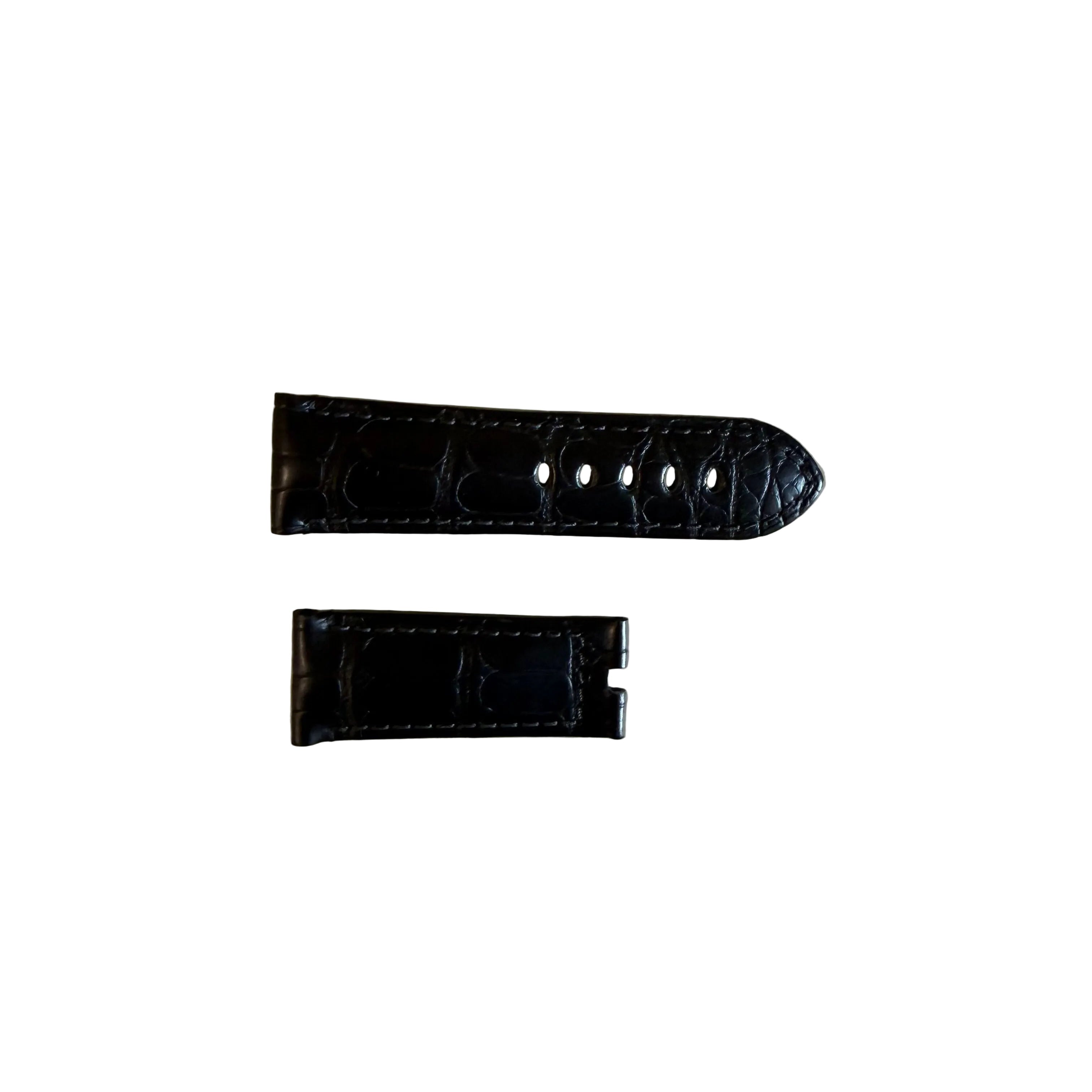 Authentic Panerai Black Alligator Watch Strap Band 23.75mm