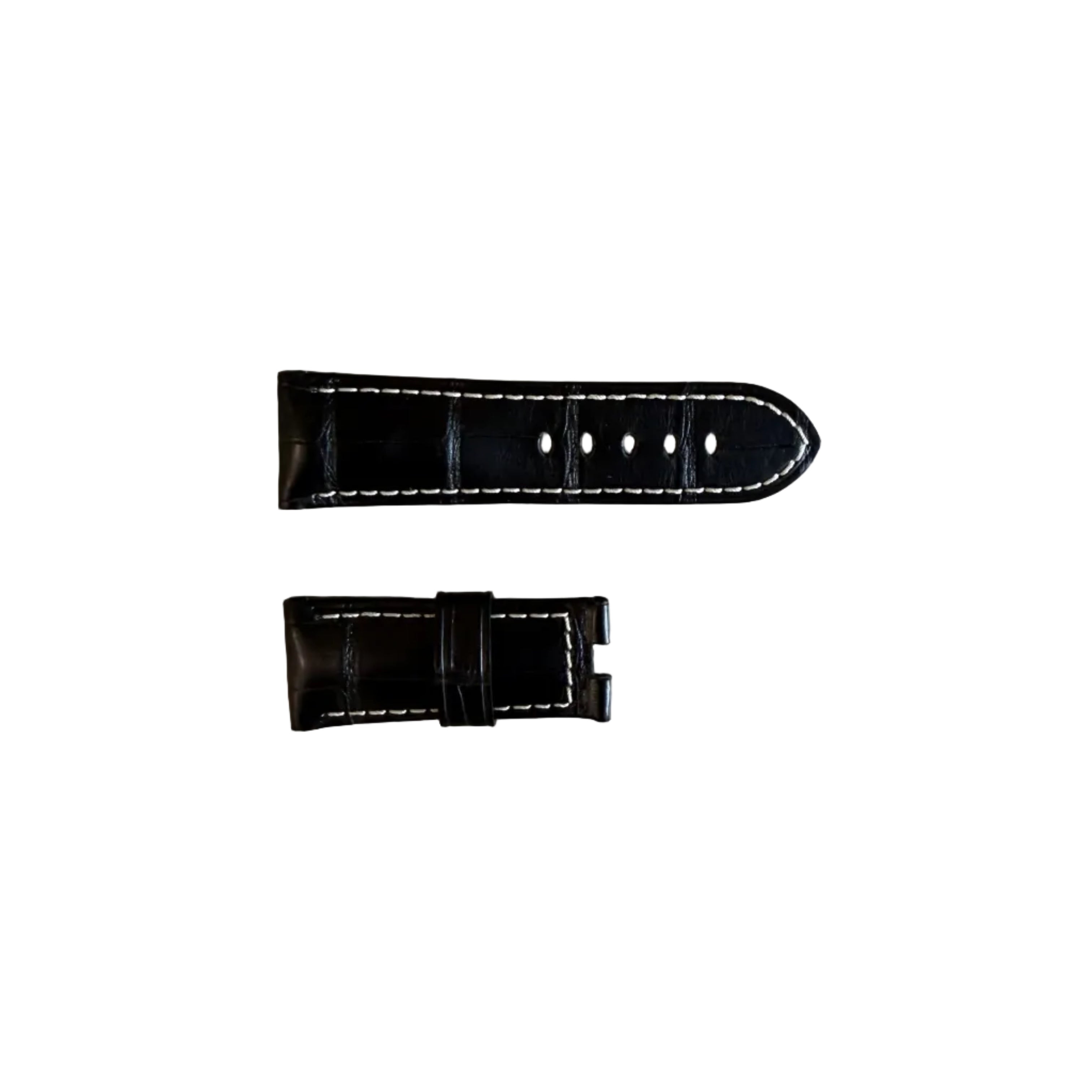 Authentic Panerai Black Alligator Watch Strap Band 24mm