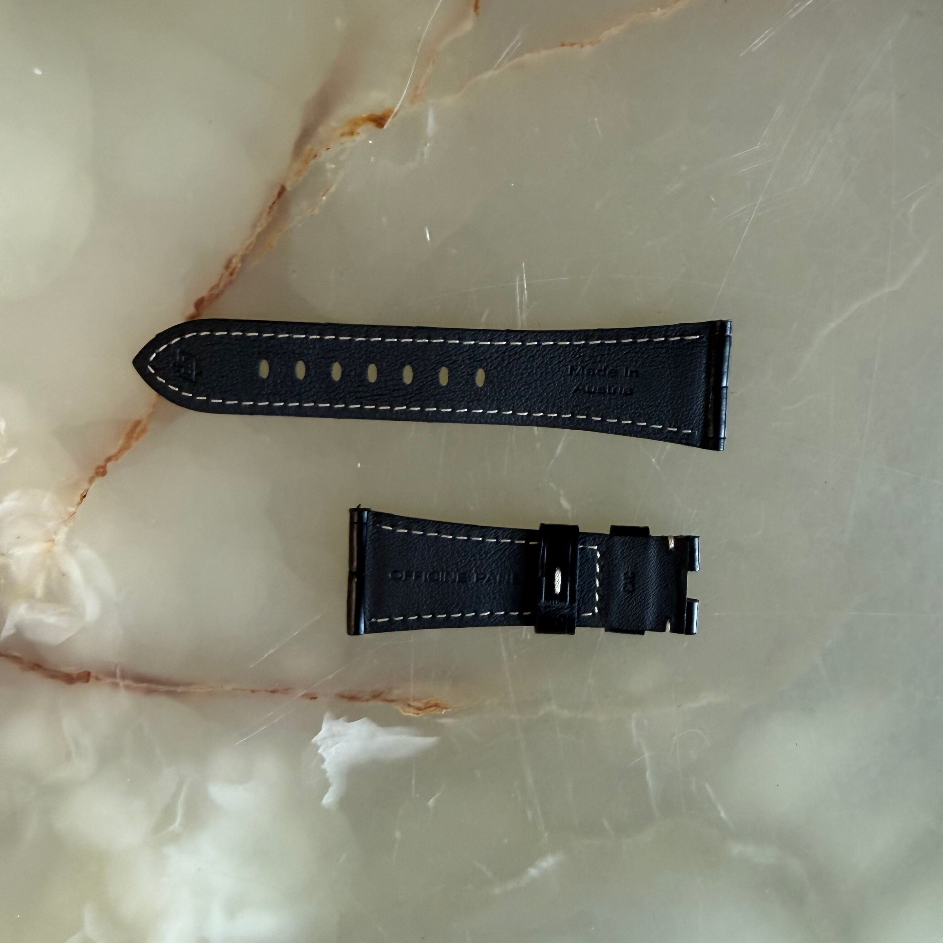 Authentic Panerai Black Alligator Watch Strap Band 26mm