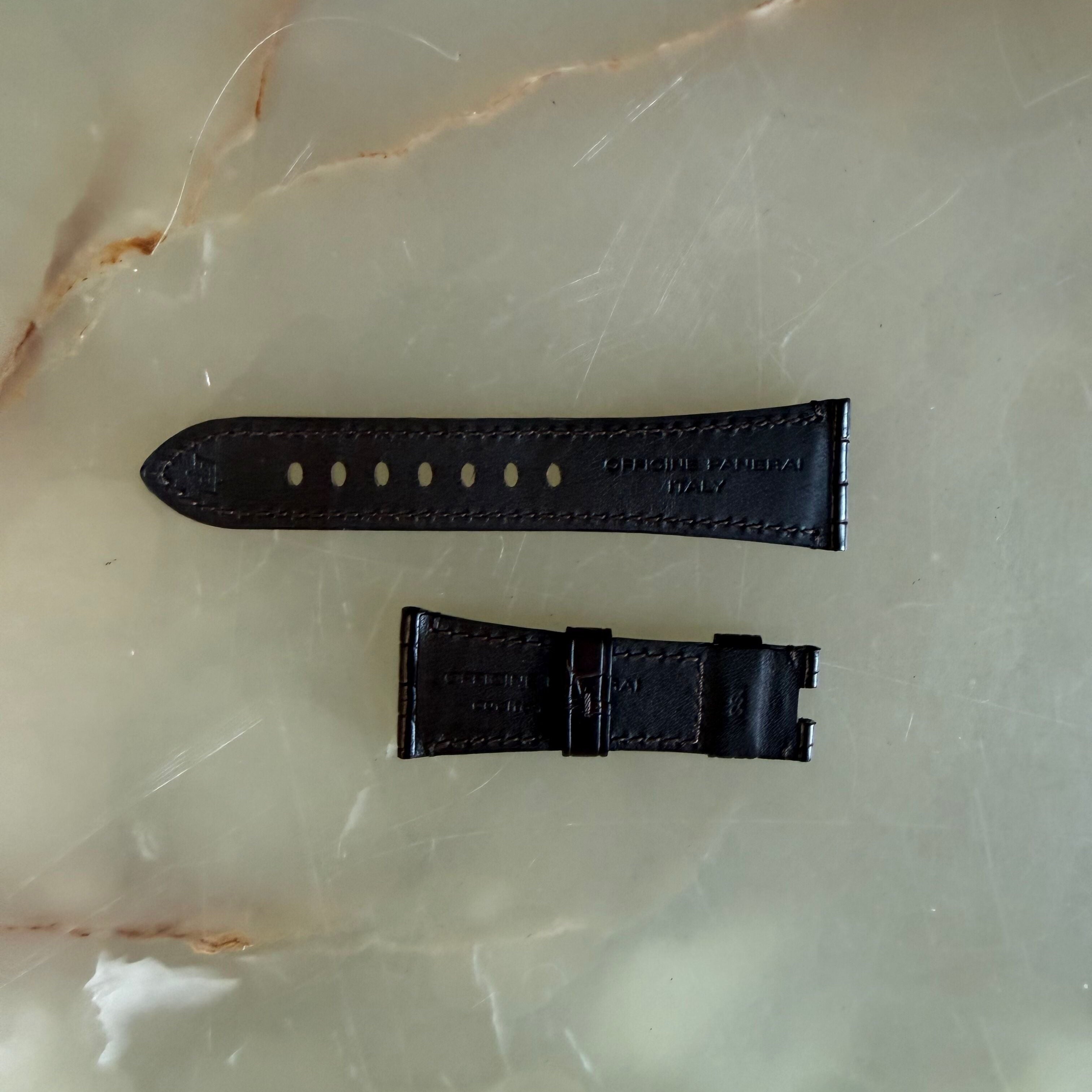 Authentic Panerai Brown Alligator Watch Strap Band 27mm