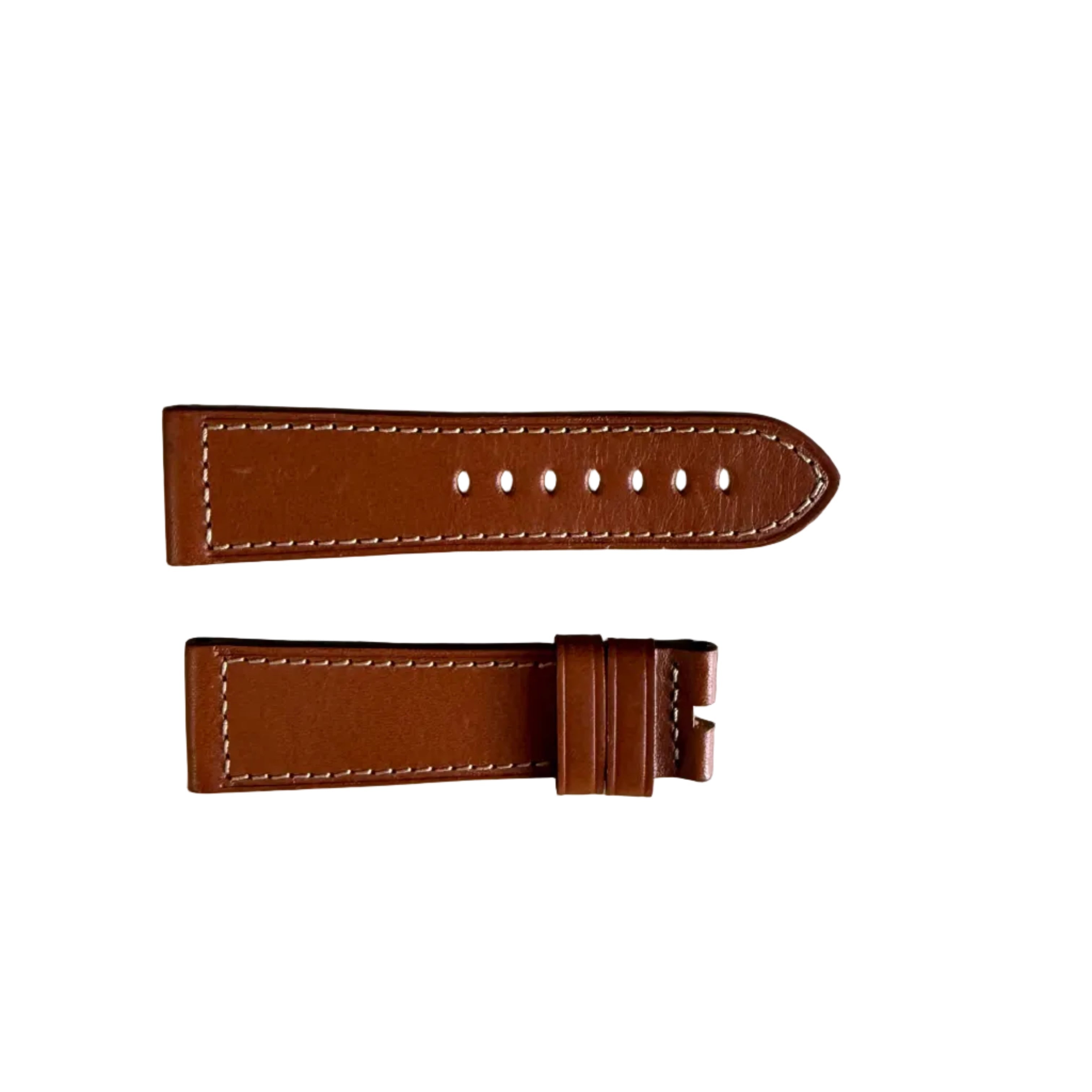 Authentic Panerai Brown Leather Watch Strap Band 26.5mm