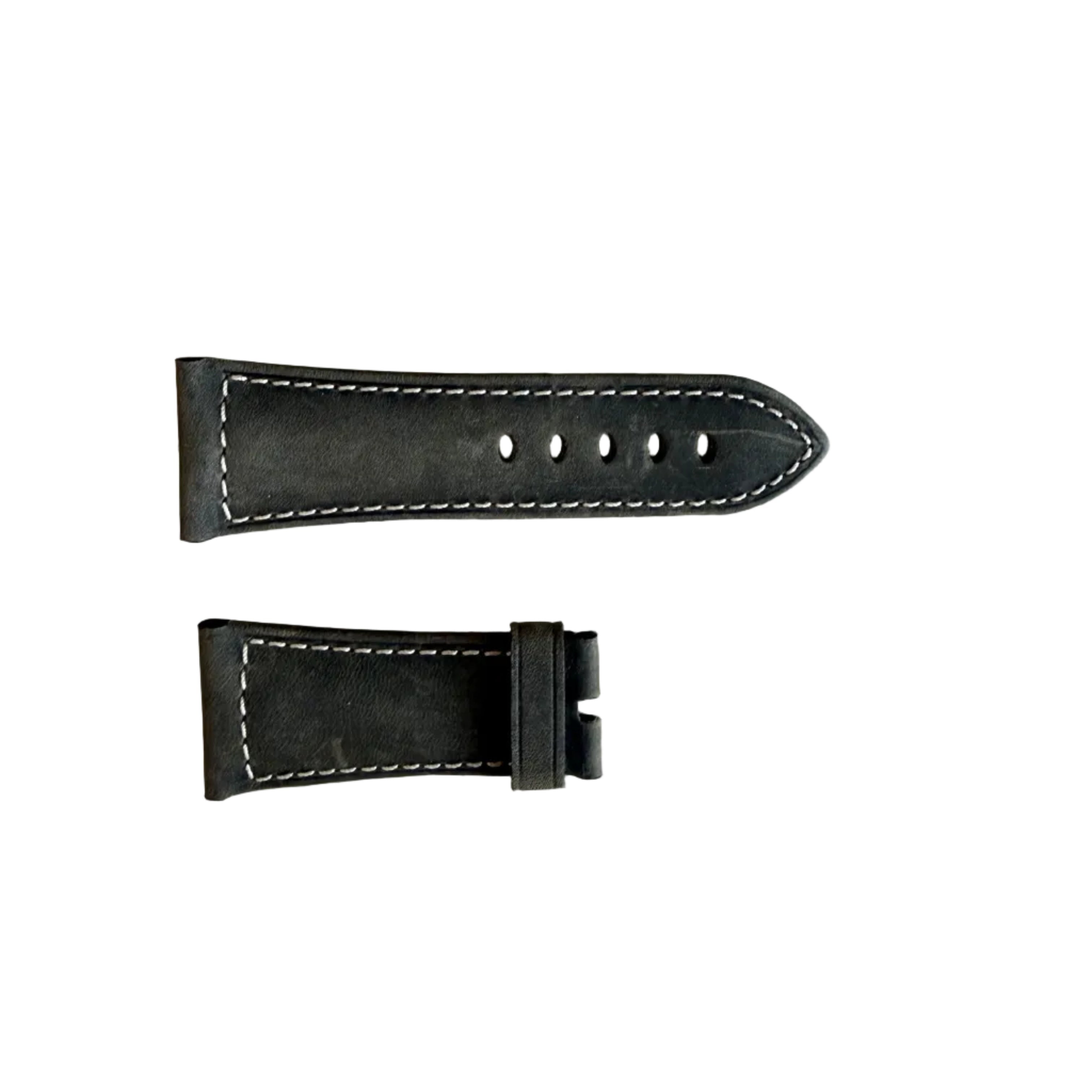 Authentic Panerai Grey Leather Watch Strap Band 26.25mm