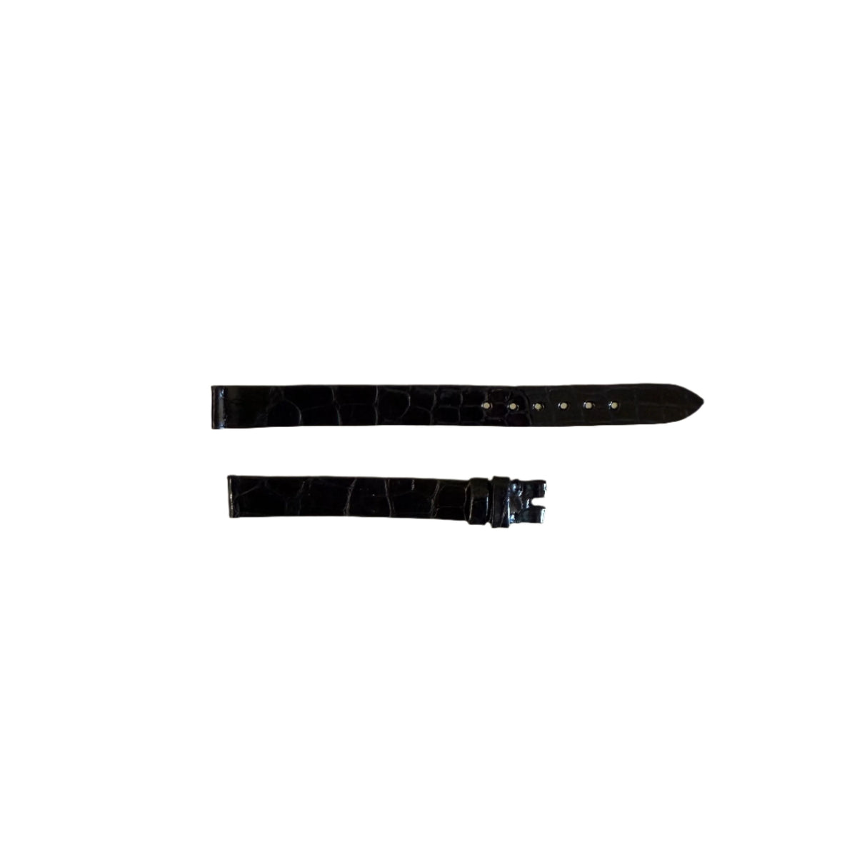 Authentic Patek Philippe Black Alligator Watch Strap Band 10mm