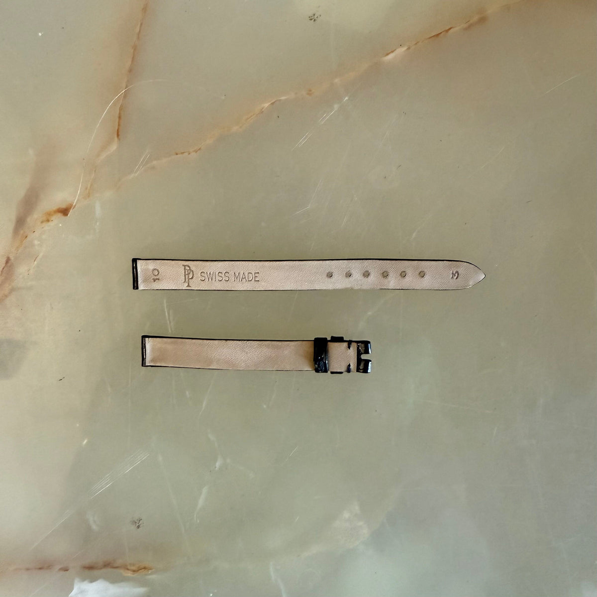 Authentic Patek Philippe Black Alligator Watch Strap Band 10mm