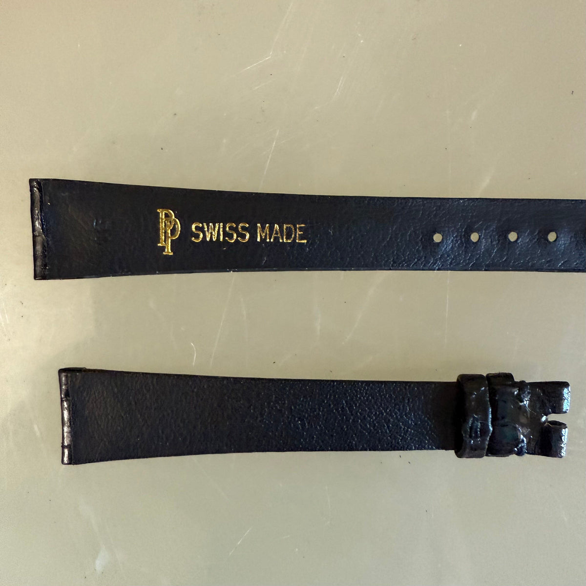 Authentic Patek Philippe Black Alligator Watch Strap Band 16mm