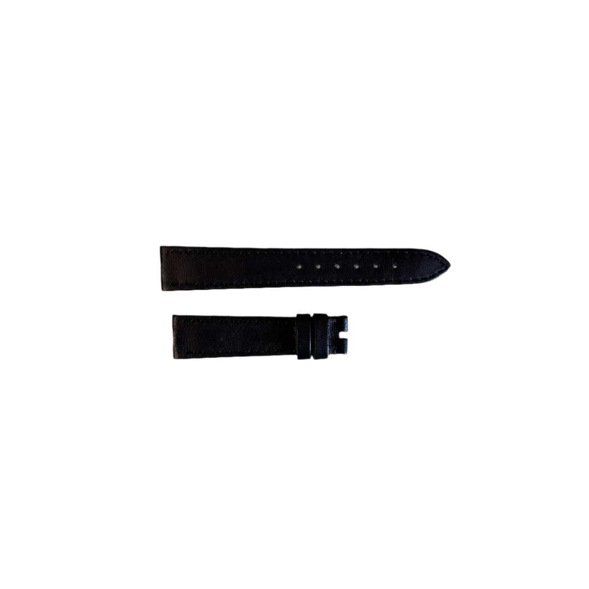 Authentic Patek Philippe Black Leather Watch Strap Band 16mm
