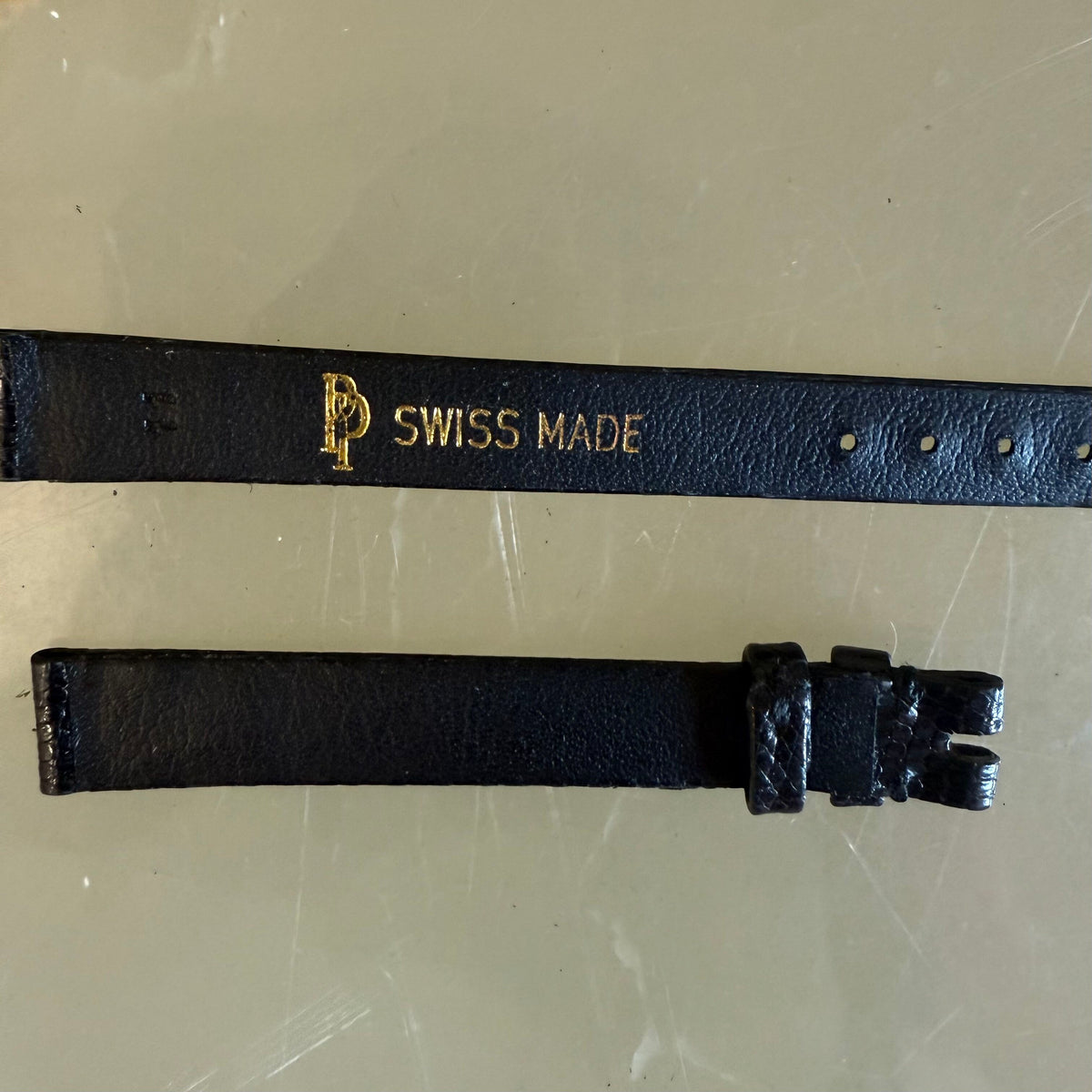 Authentic Patek Philippe Black Lizard Watch Strap Band 11mm