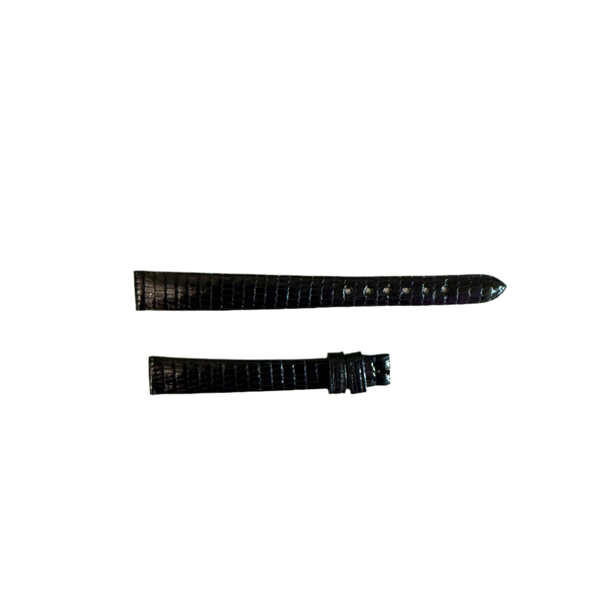 Authentic Patek Philippe Black Lizard Watch Strap Band 12mm