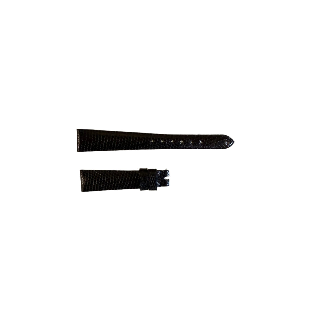 Authentic Patek Philippe Black Lizard Watch Strap Band 14mm