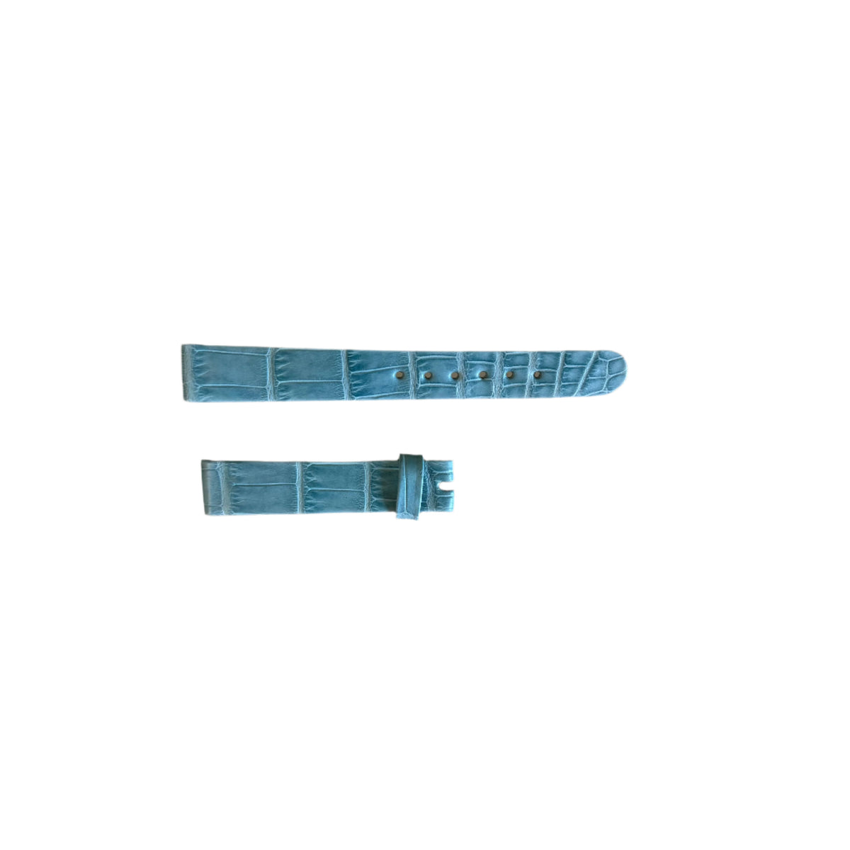 Authentic Patek Philippe Blue Crocodile Watch Strap Band 12mm