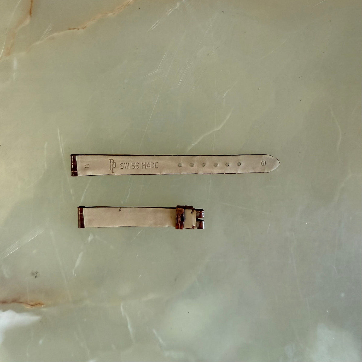 Authentic Patek Philippe Brown Alligator Watch Strap Band 11mm