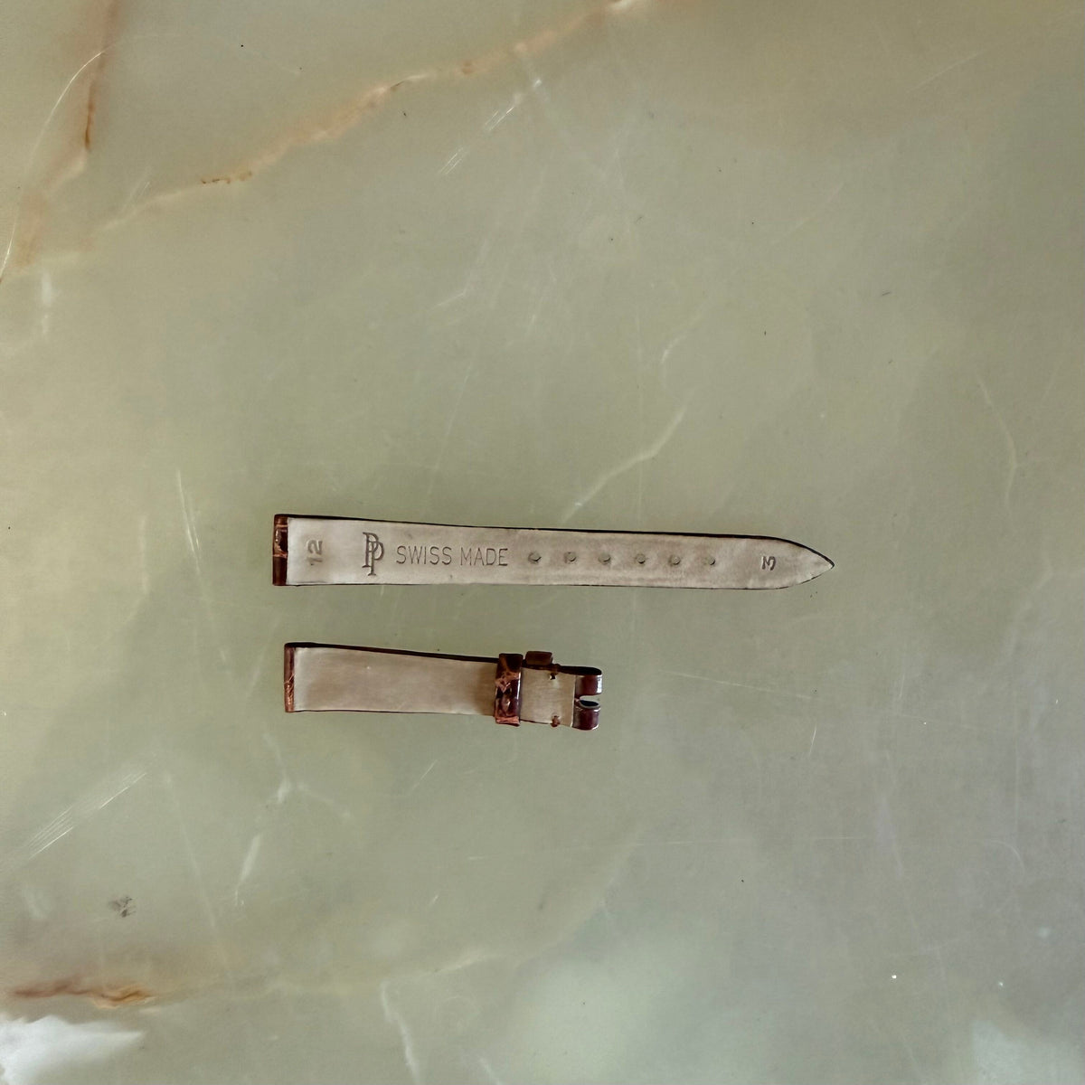 Authentic Patek Philippe Brown Crocodile Watch Strap Band 12mm