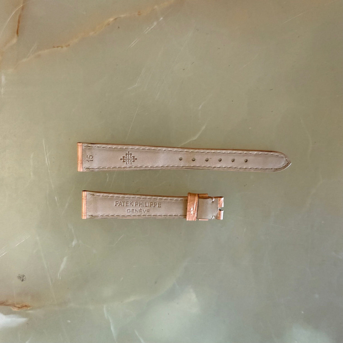Authentic Patek Philippe Pink Alligator Watch Strap Band 15mm