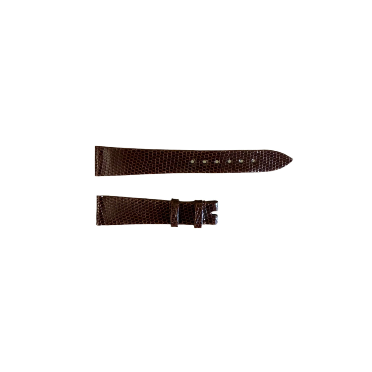 Authentic Patek Philippe Shiny Brown Lizard Watch Strap Band 16mm
