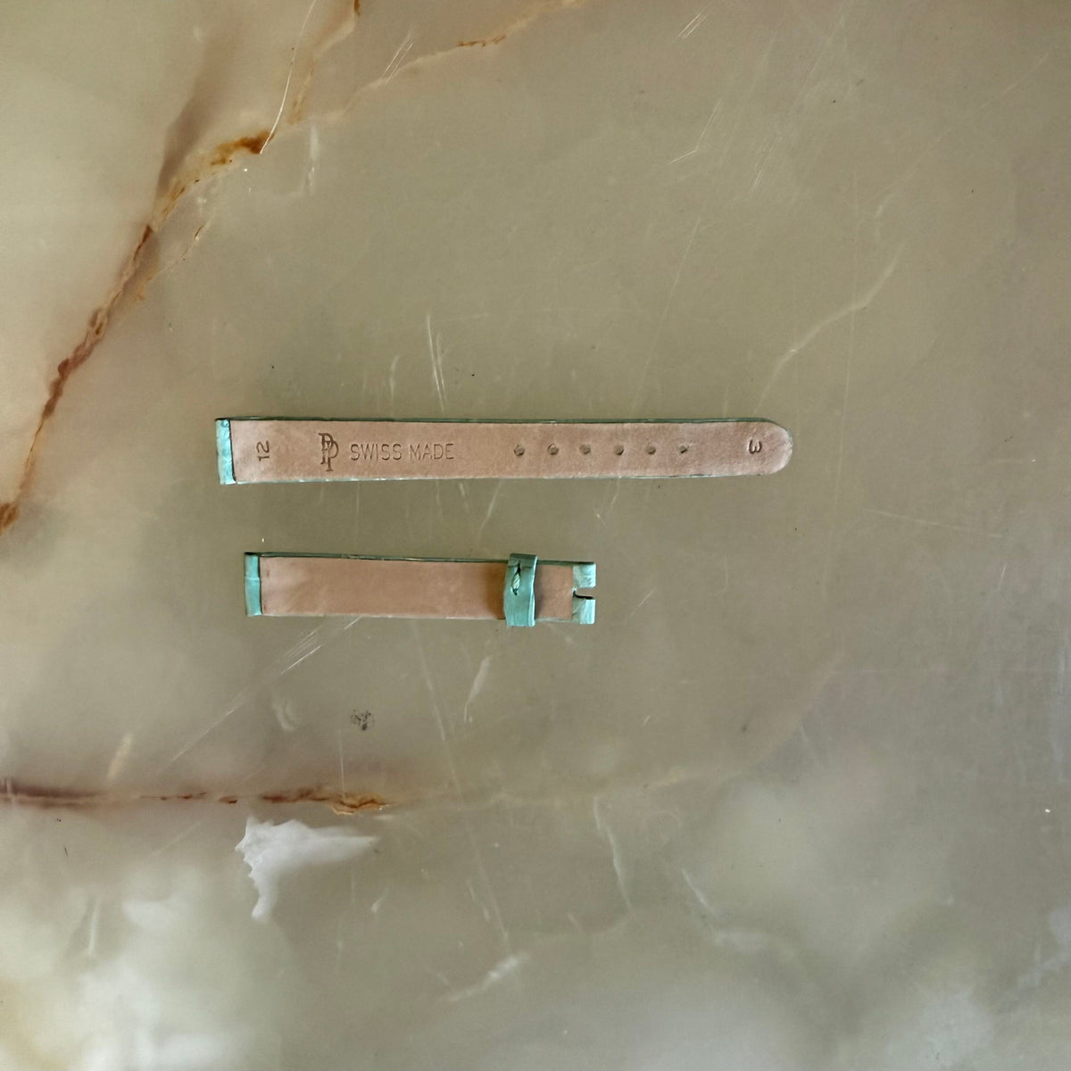 Authentic Patek Philippe Turquoise Alligator Watch Strap Band 12mm