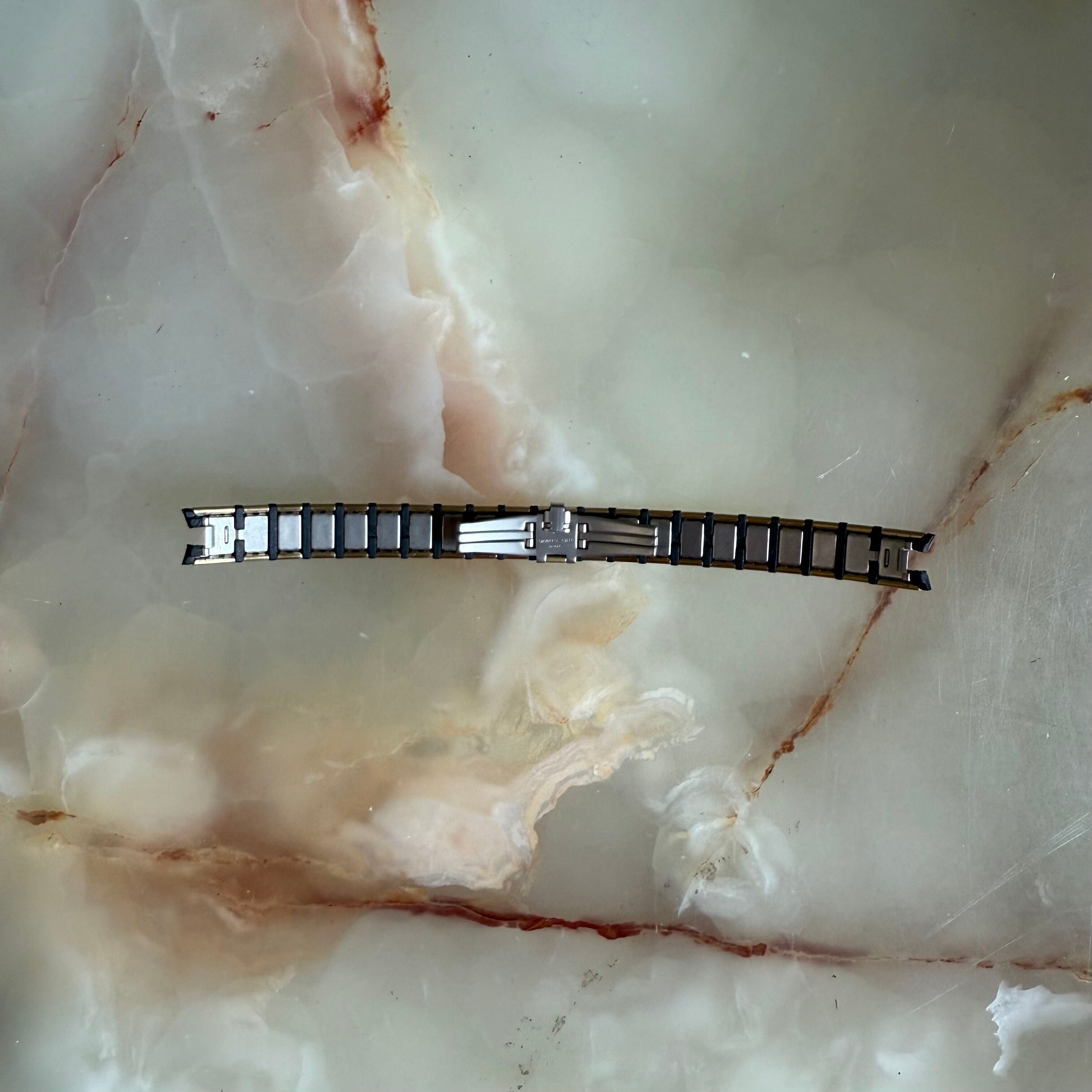 Authentic RADO Black & Gold Steel Watch Bracelet 11mm 03605