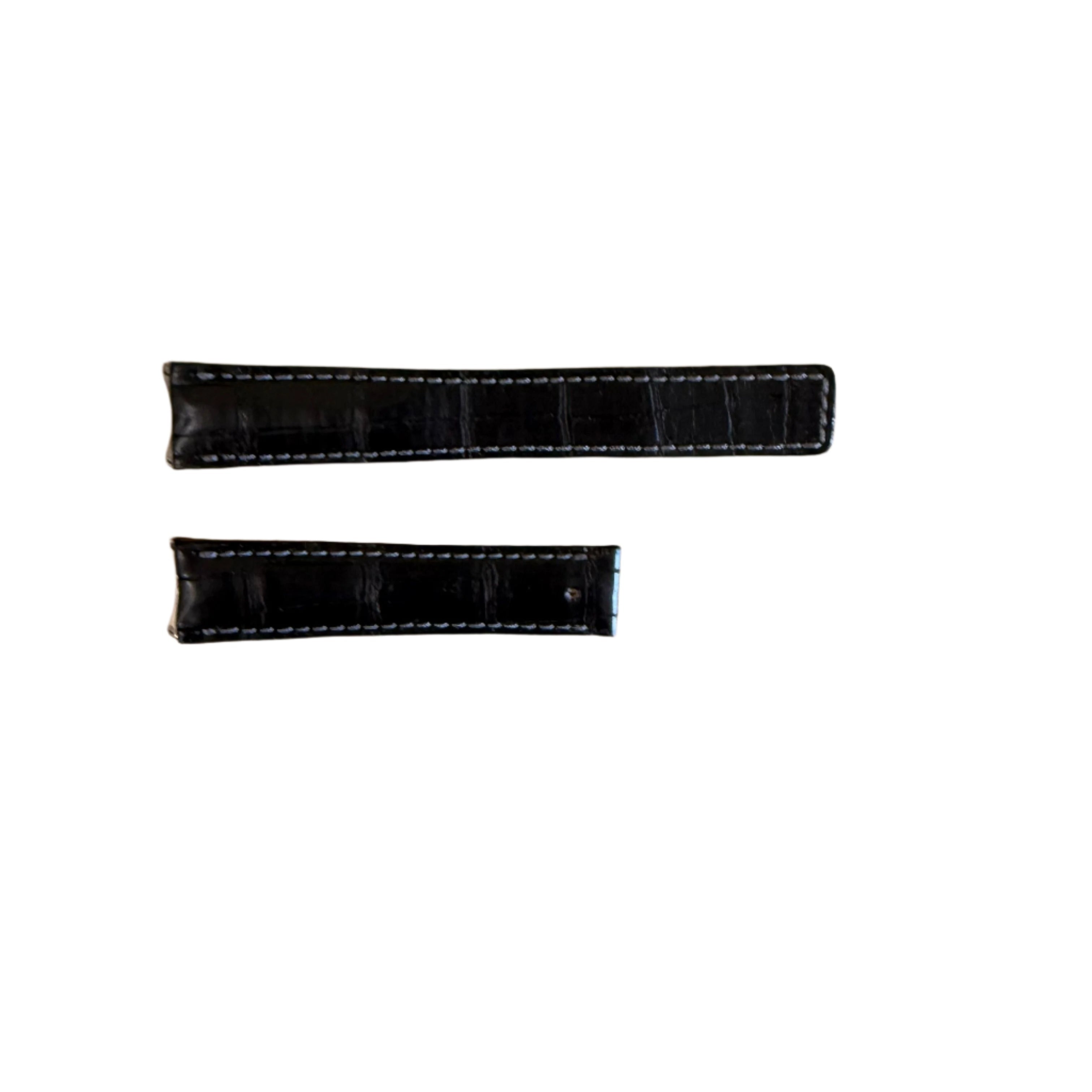 Authentic TAG Heuer Black Crocodile Watch Strap Band 18mm