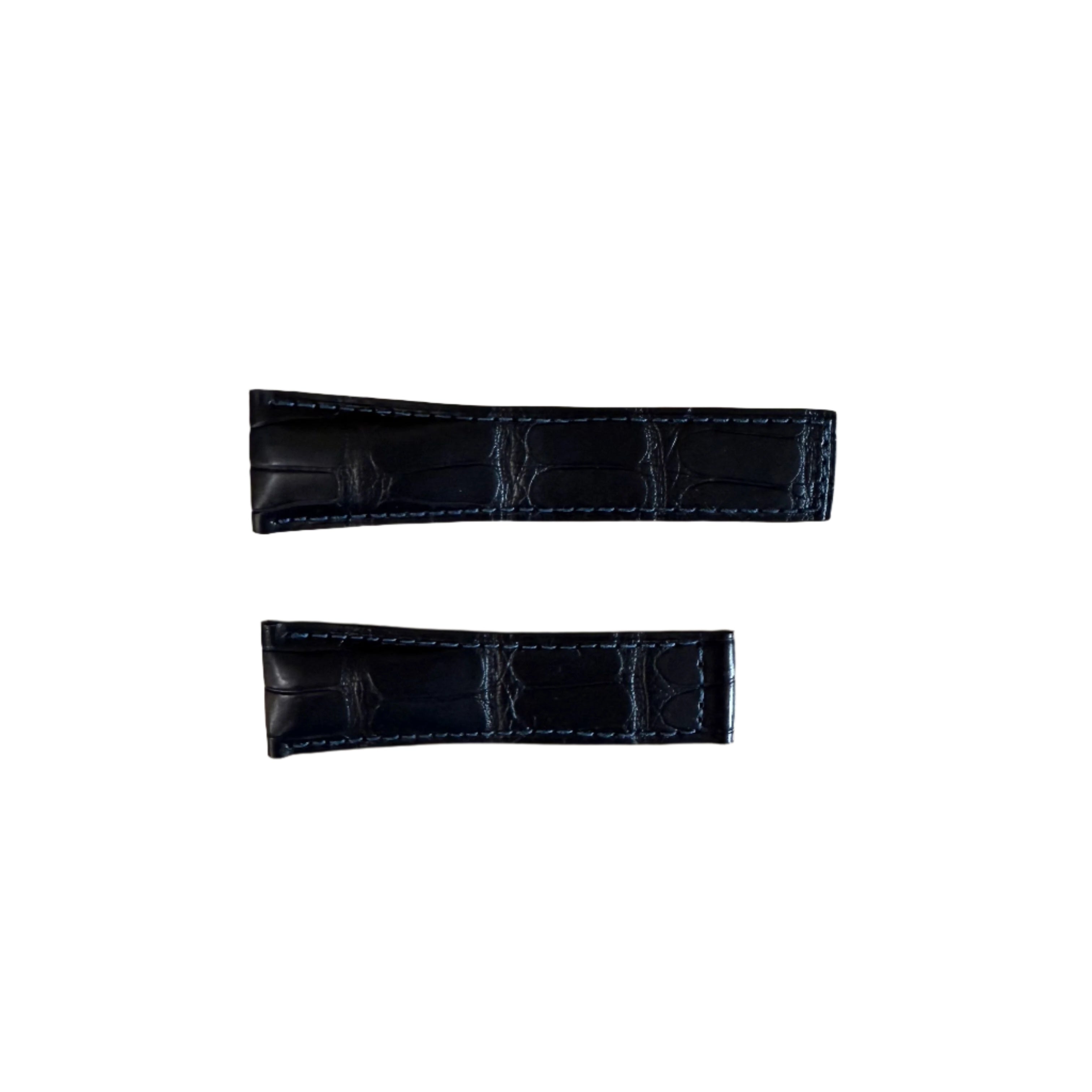 Authentic TAG Heuer Carrera Blue Alligator Watch Strap Band 22mm FY6183