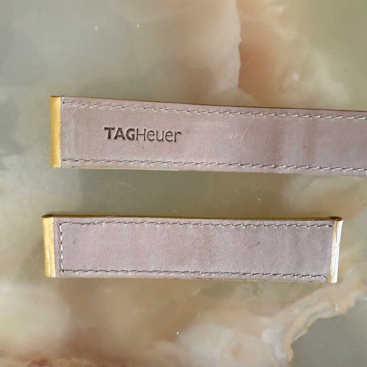 Authentic TAG Heuer Yellow Alligator Watch Strap Band 19mm