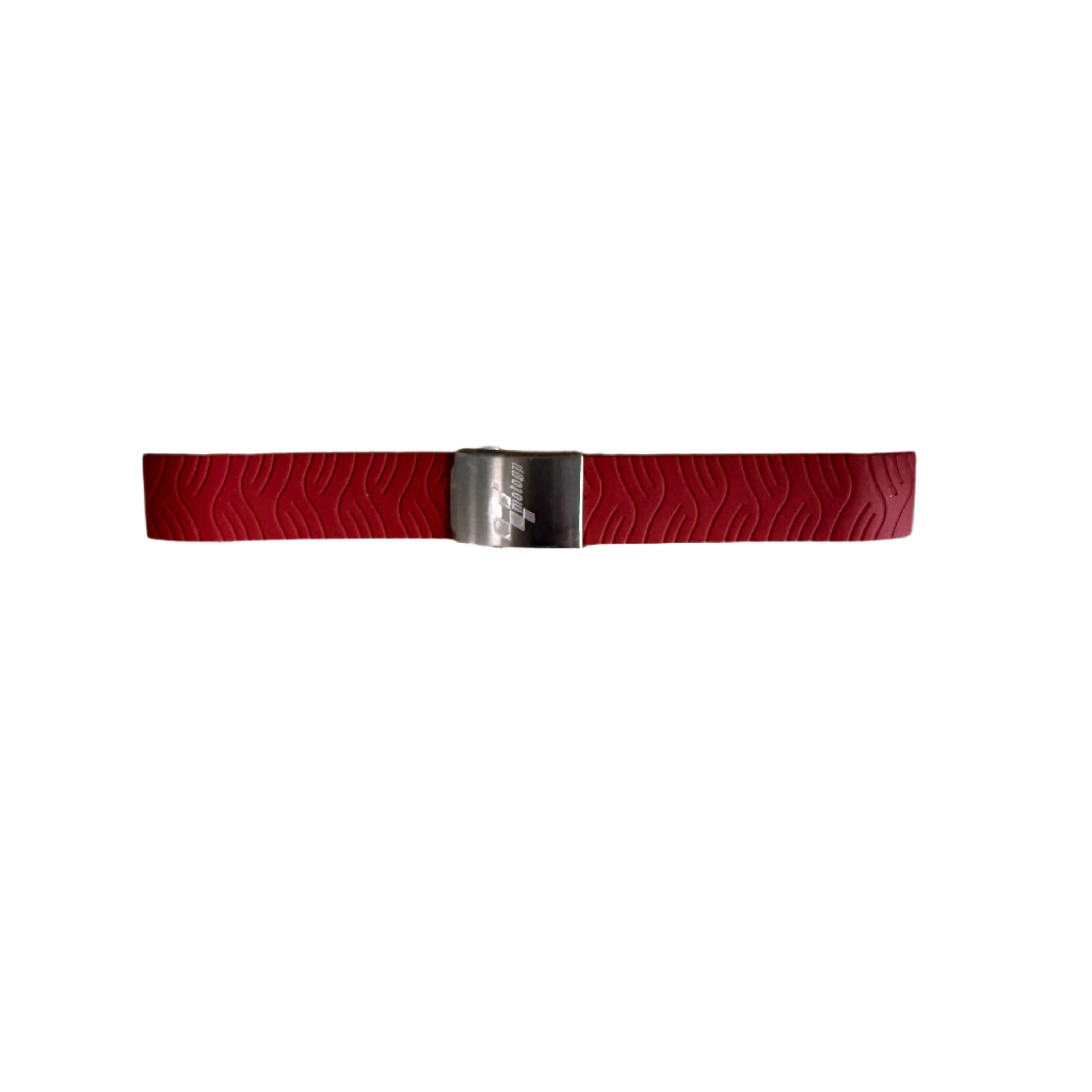 Authentic Tissot Red Rubber Watch Strap Band 20mm w Deployant Buckle E001721 20