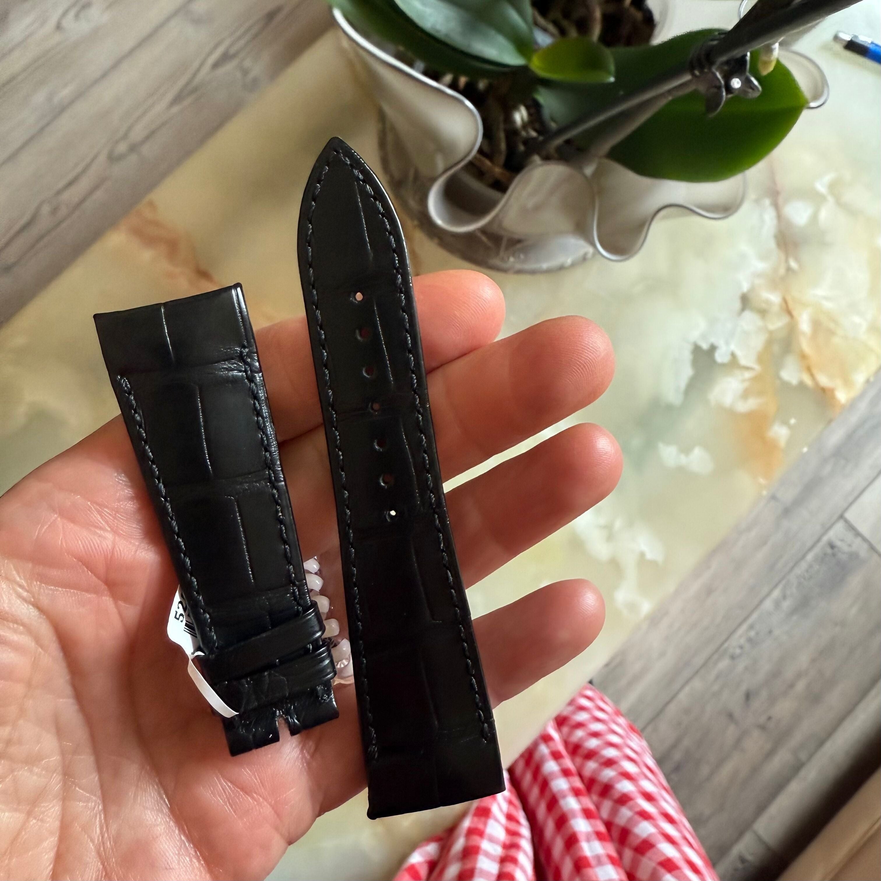 Authentic Ulysse Nardin Alligator Black Quick Release Watch Strap Band 23mm