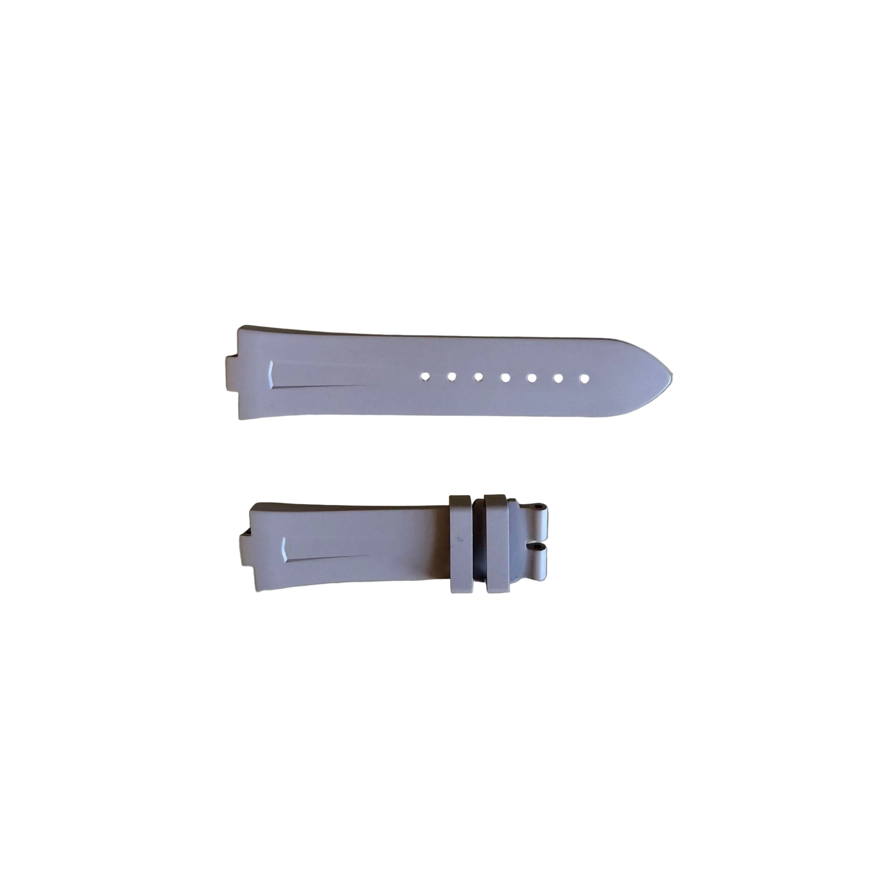 Authentic Vacheron Constantin Overseas Rubber Grey Watch Band Strap 21mm