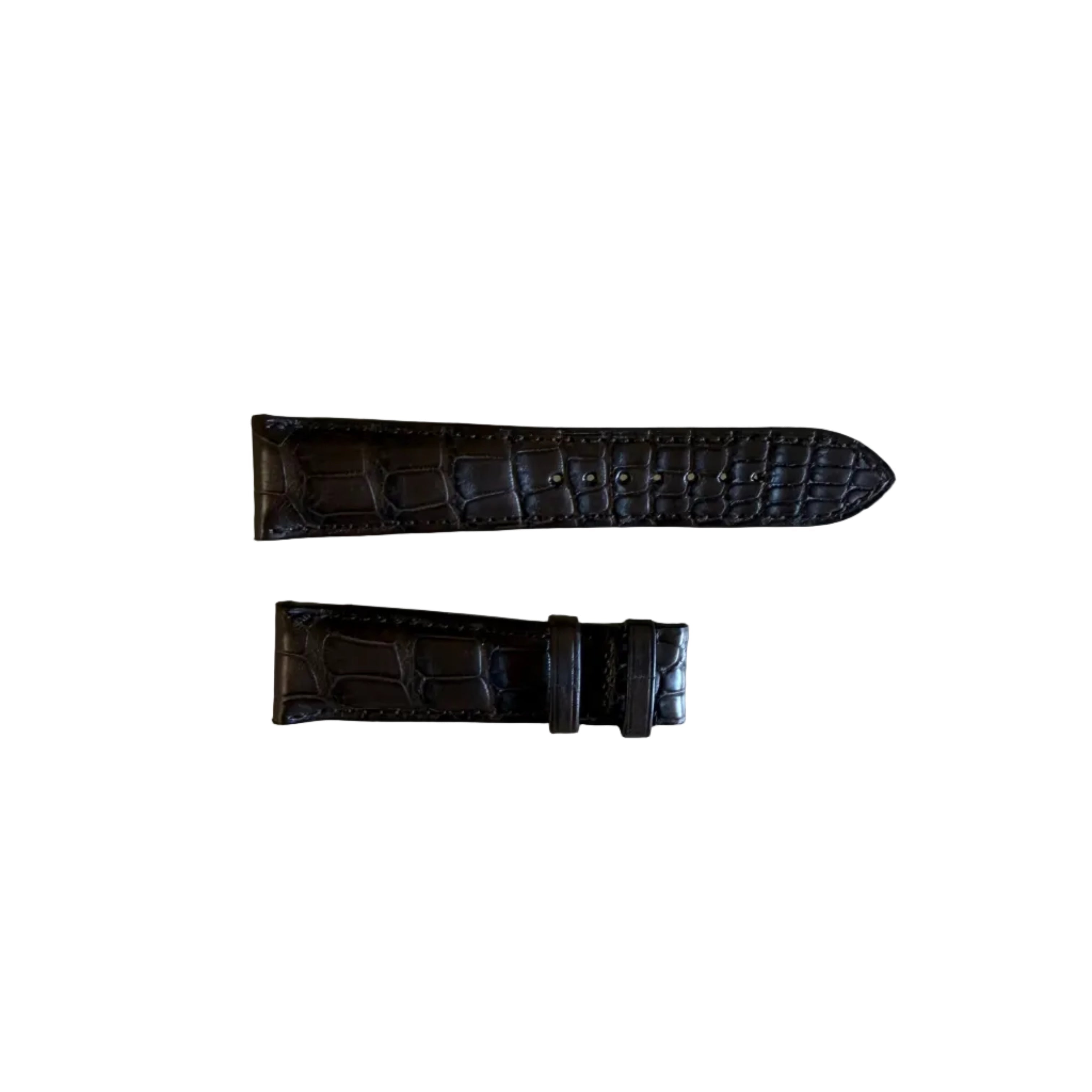 Authentic Zenith Brown Crocodile Watch Strap Band 22mm 22-507