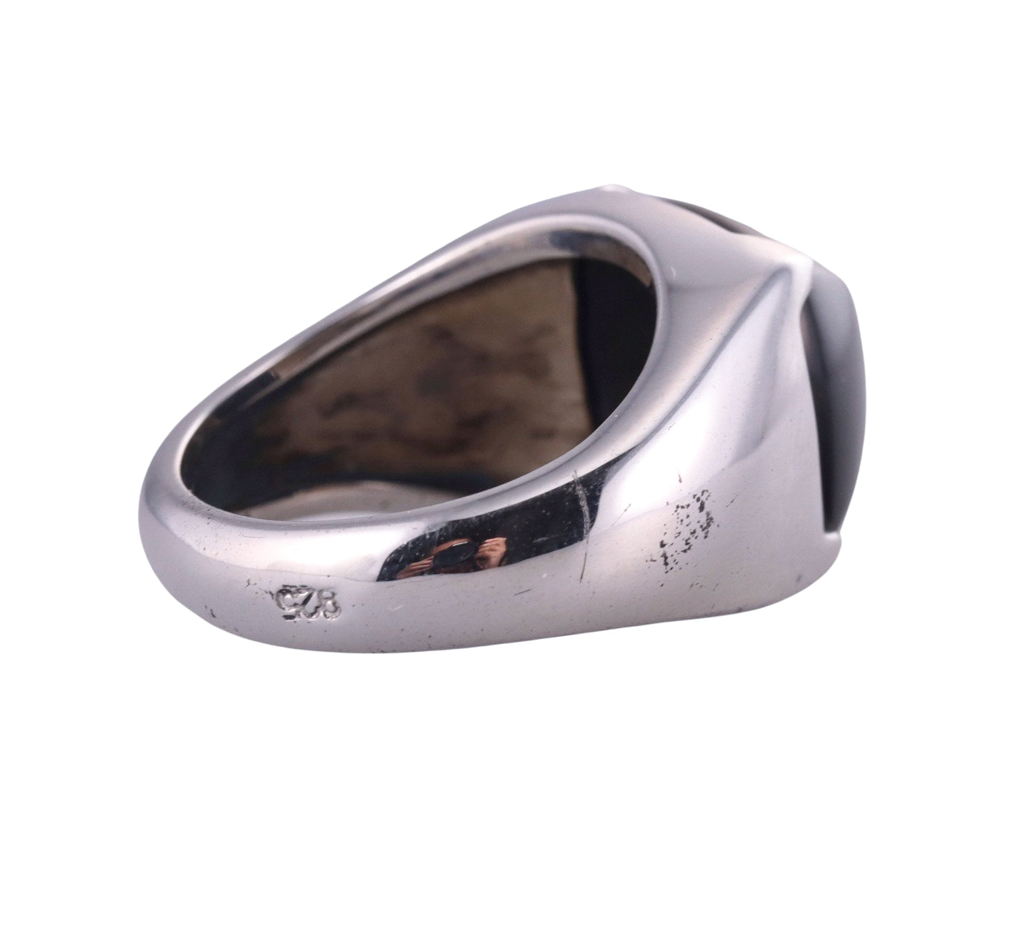 Baccarat Jewelry Sterling Silver Onyx Ring