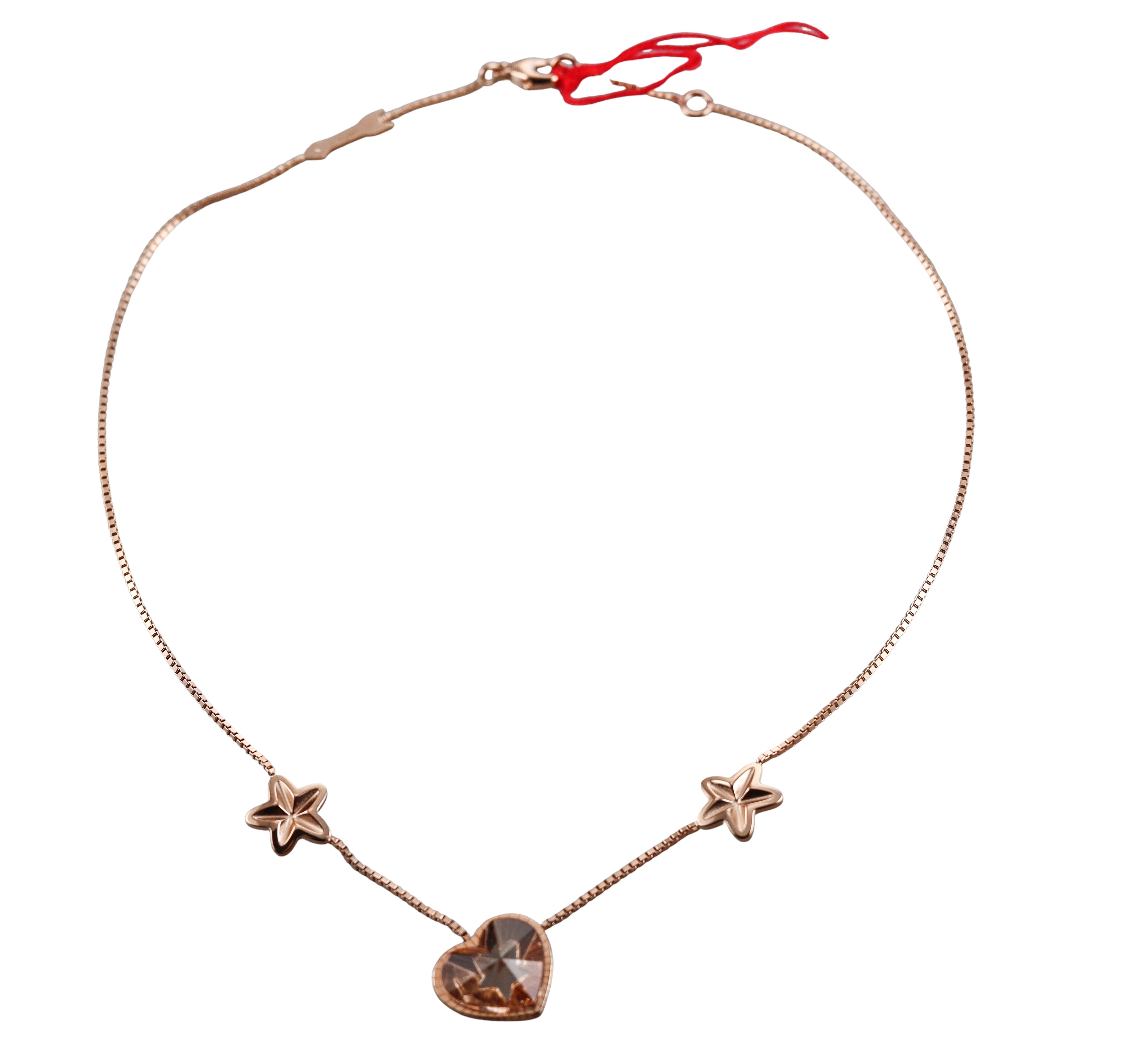 Baccarat Etoile Mon Coeur 18k Gold Vermeil Sterling Silver Heart & Star