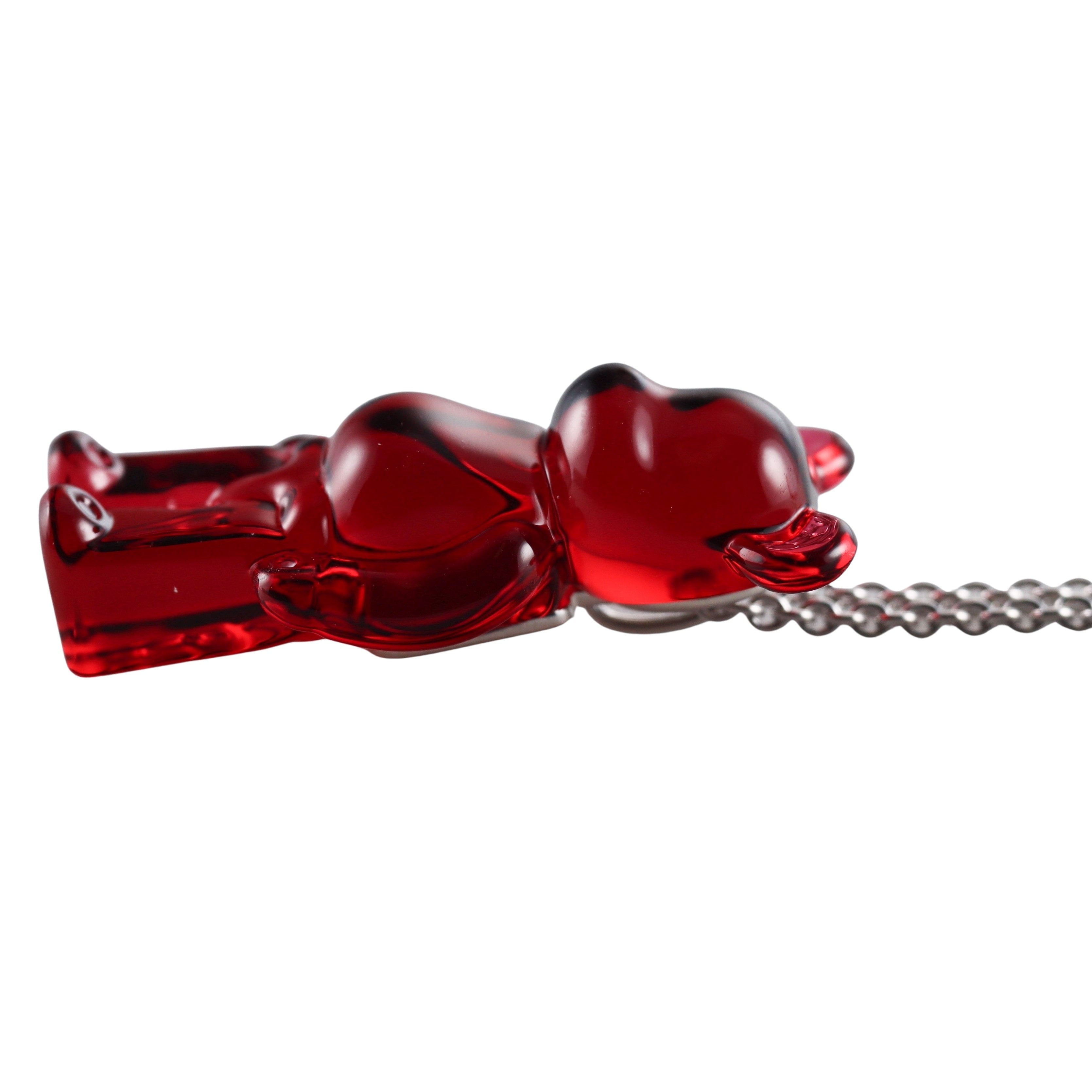 Baccarat Sterling Silver Be@rbrick Crystal Necklace 2814116/18