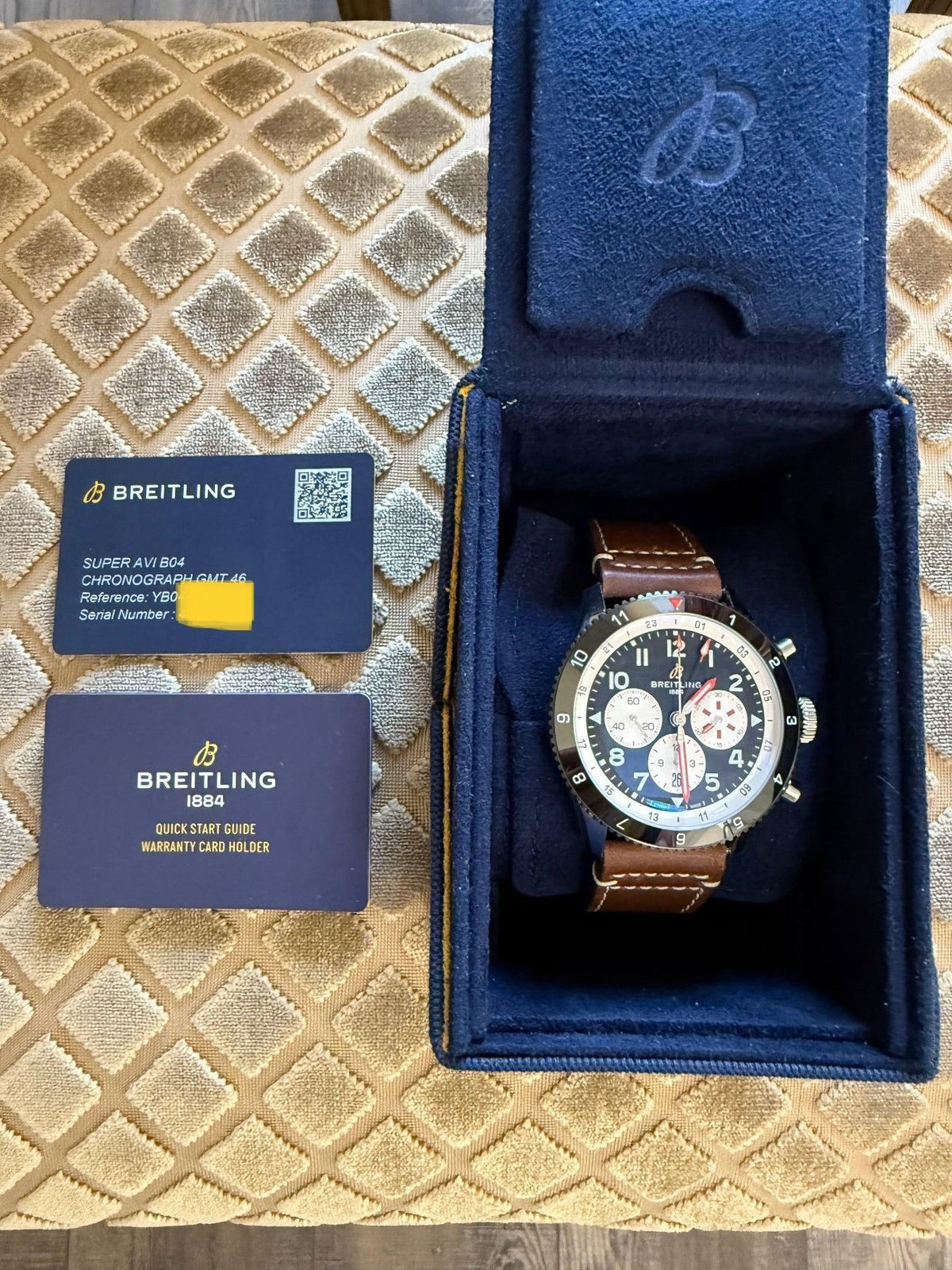 Breitling Super AVI B04 Chronograph GMT 46 Mosquito Watch YB0445
