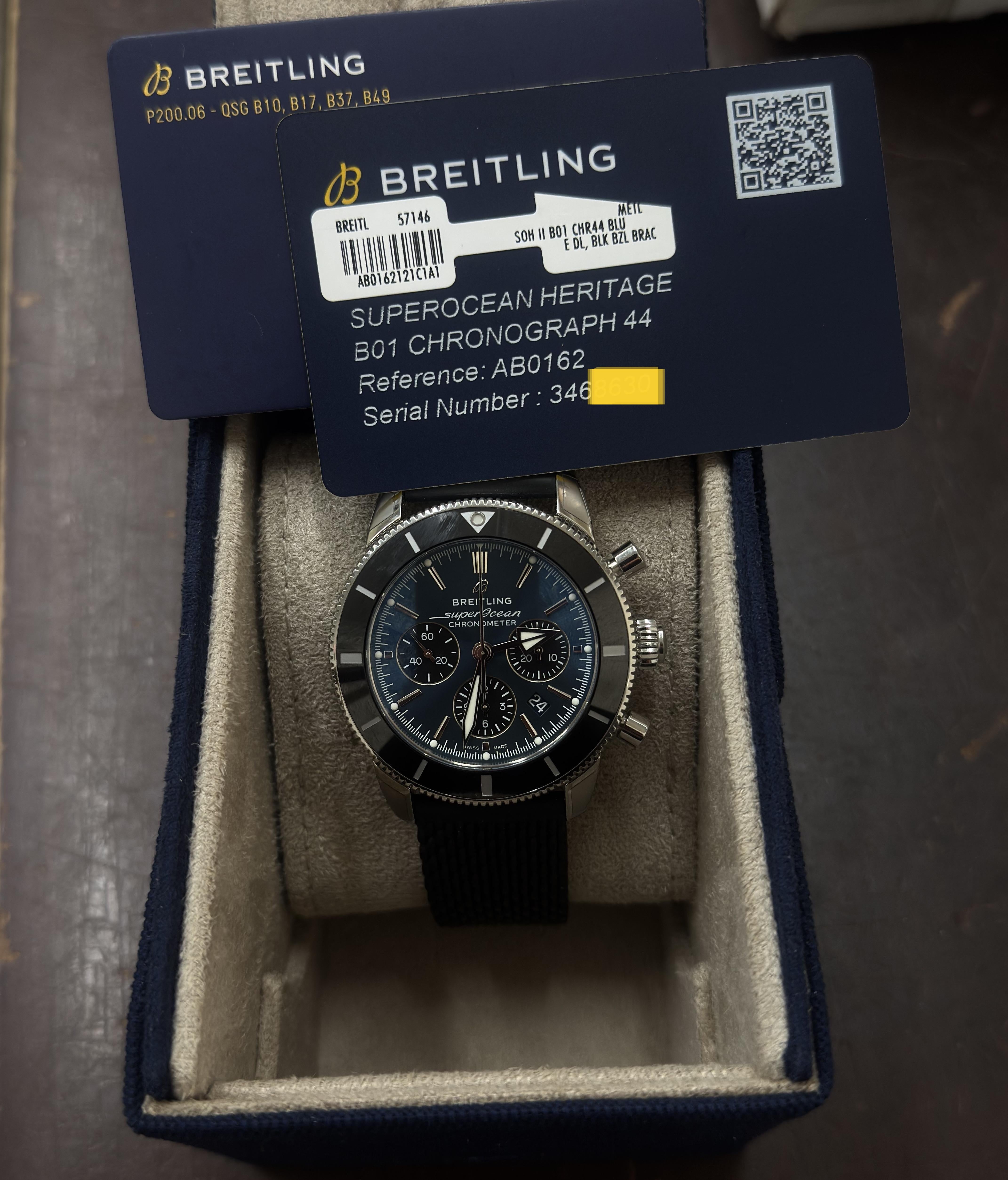 Breitling Superocean Heritage B01 Chronograph 44 AB0162121CA1